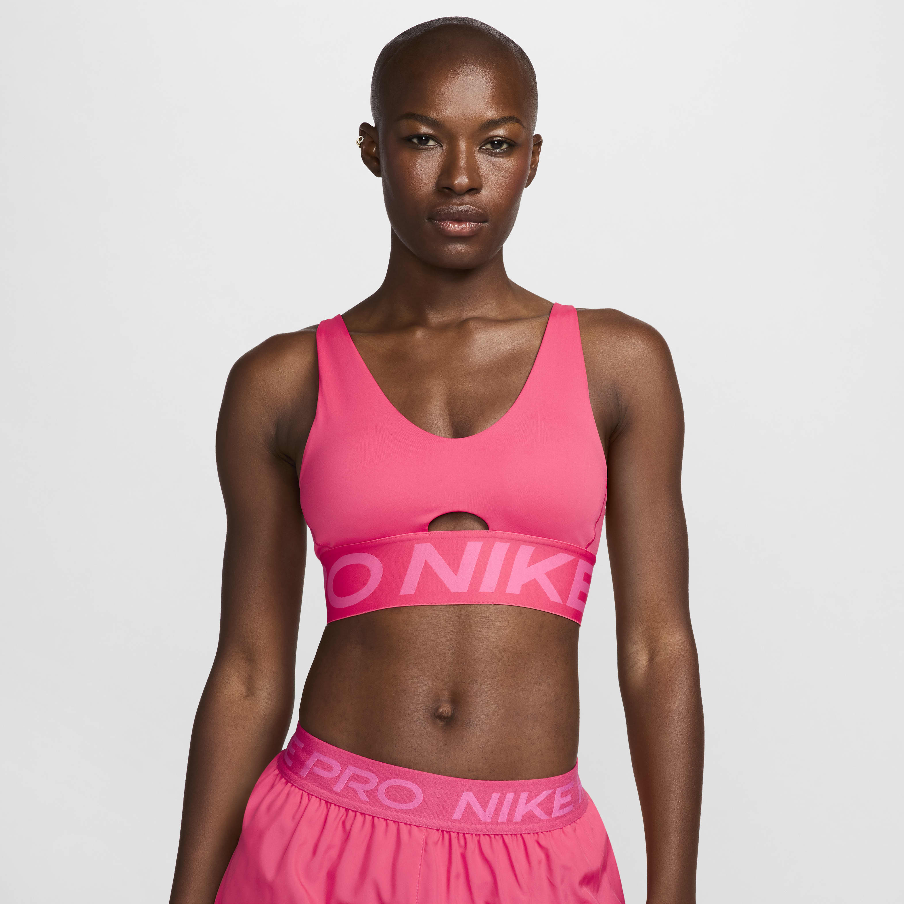 Nike Pro Indy Plunge Women's Medium-Support Padded Sports Bra