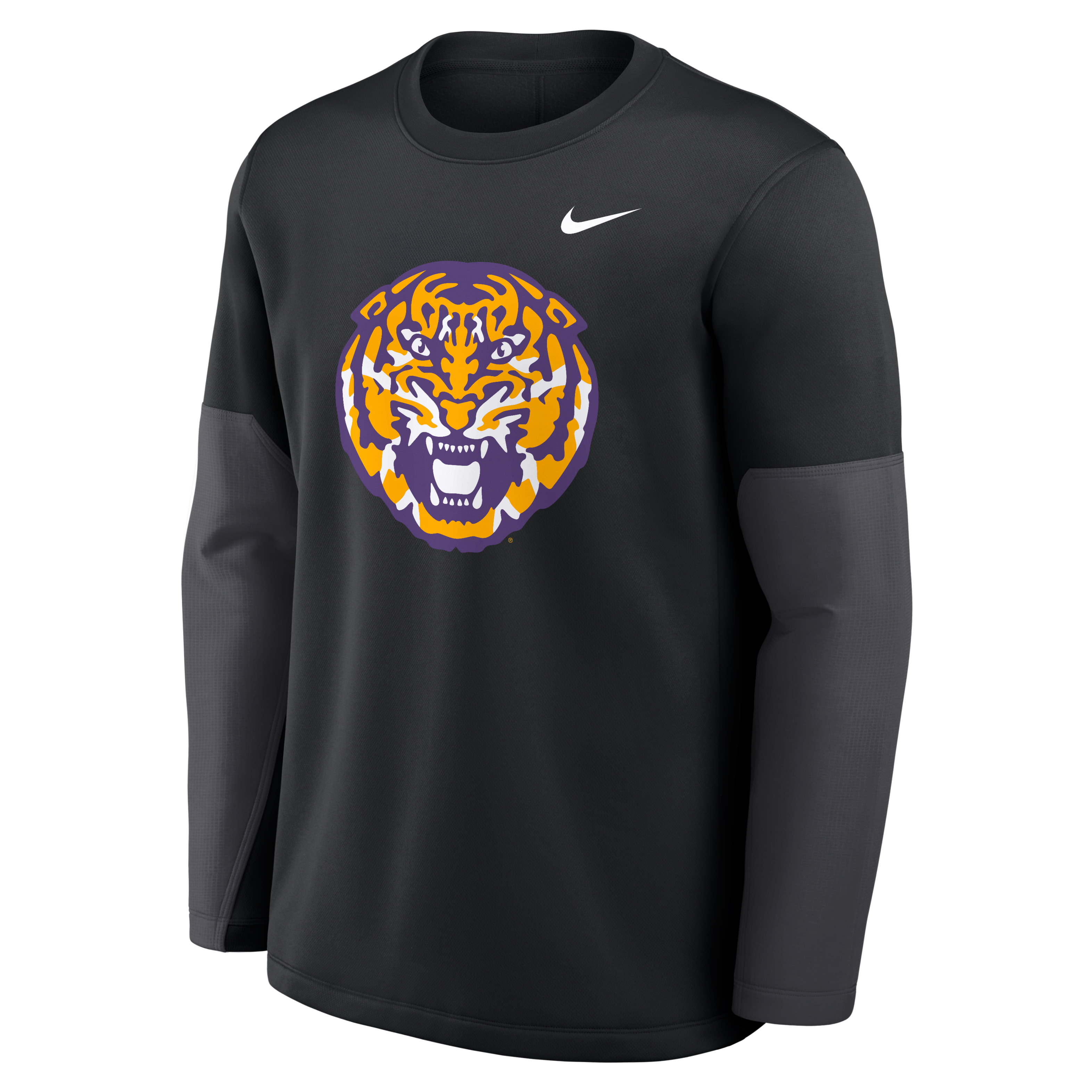 LSU Sideline Coach Men's Nike Therma-FIT College Long-Sleeve T-Shirt