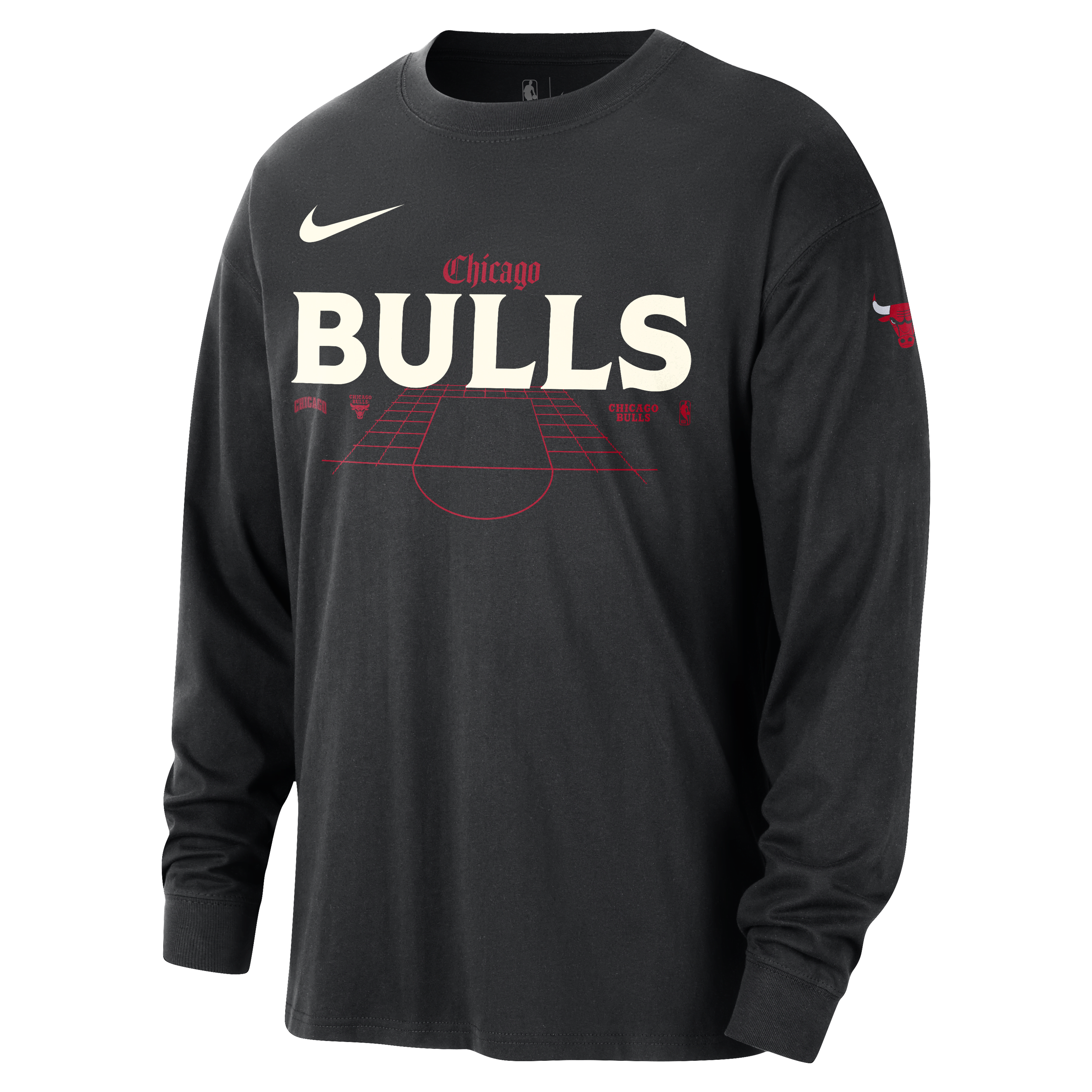 Chicago Bulls Men's Nike NBA Long-Sleeve Max90 T-Shirt