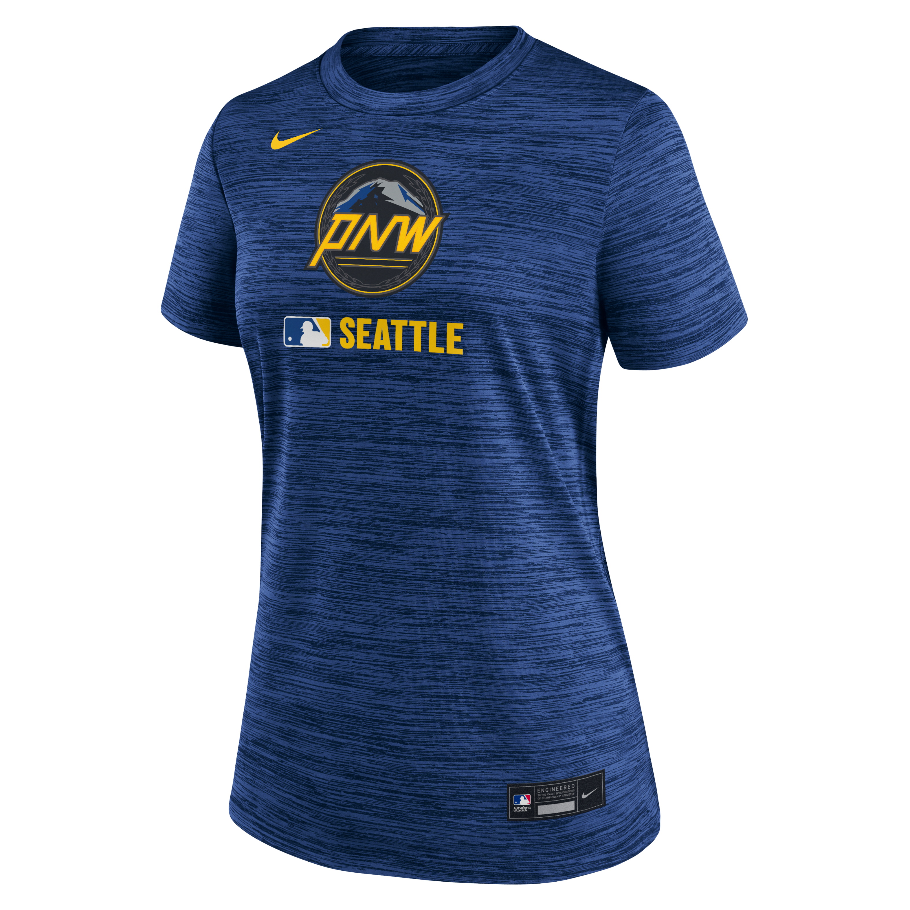 Seattle Mariners Authentic Collection City Connect Velocity Women's Nike Dri-FIT MLB T-Shirt