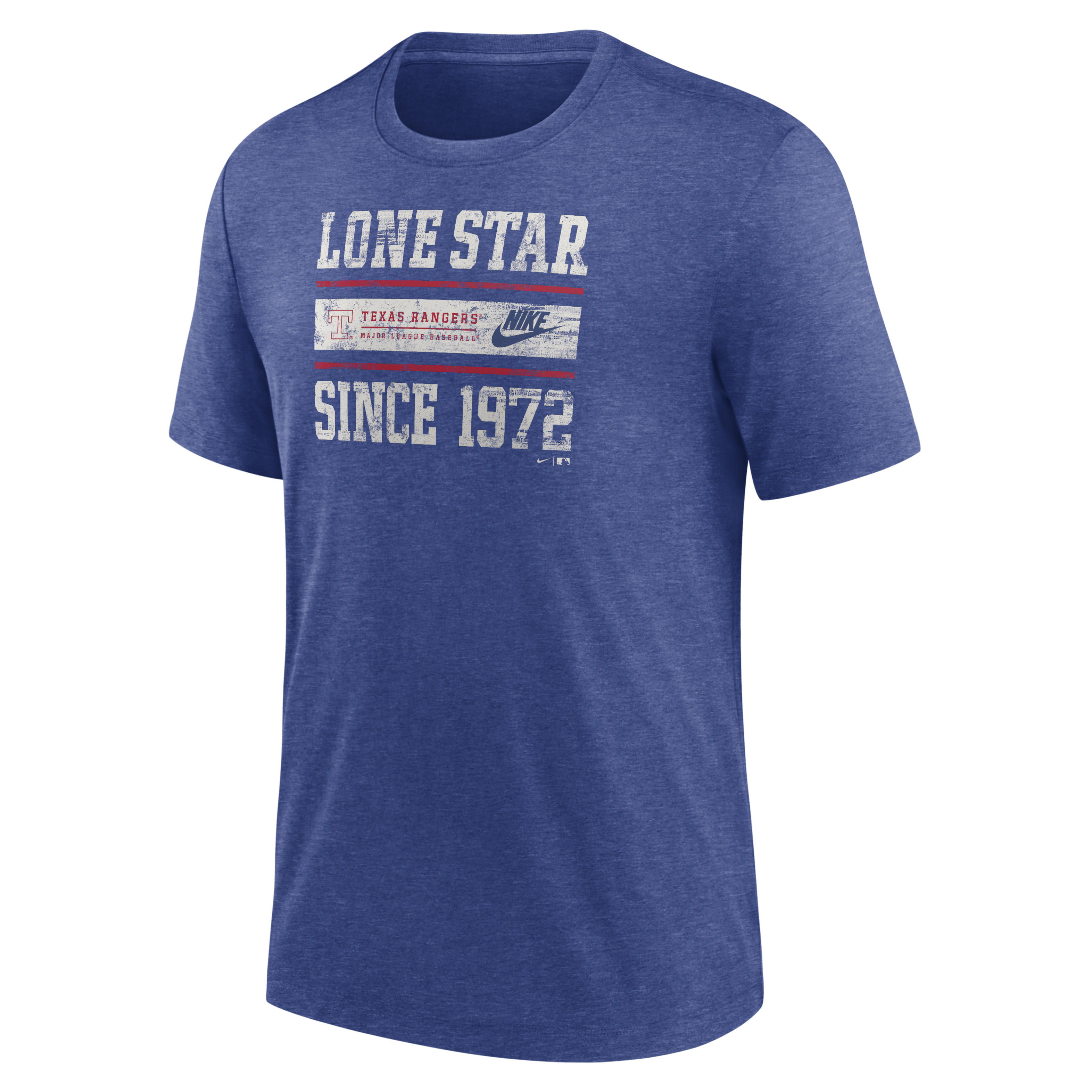 Texas Rangers Cooperstown Local Stack Men's Nike MLB T-Shirt