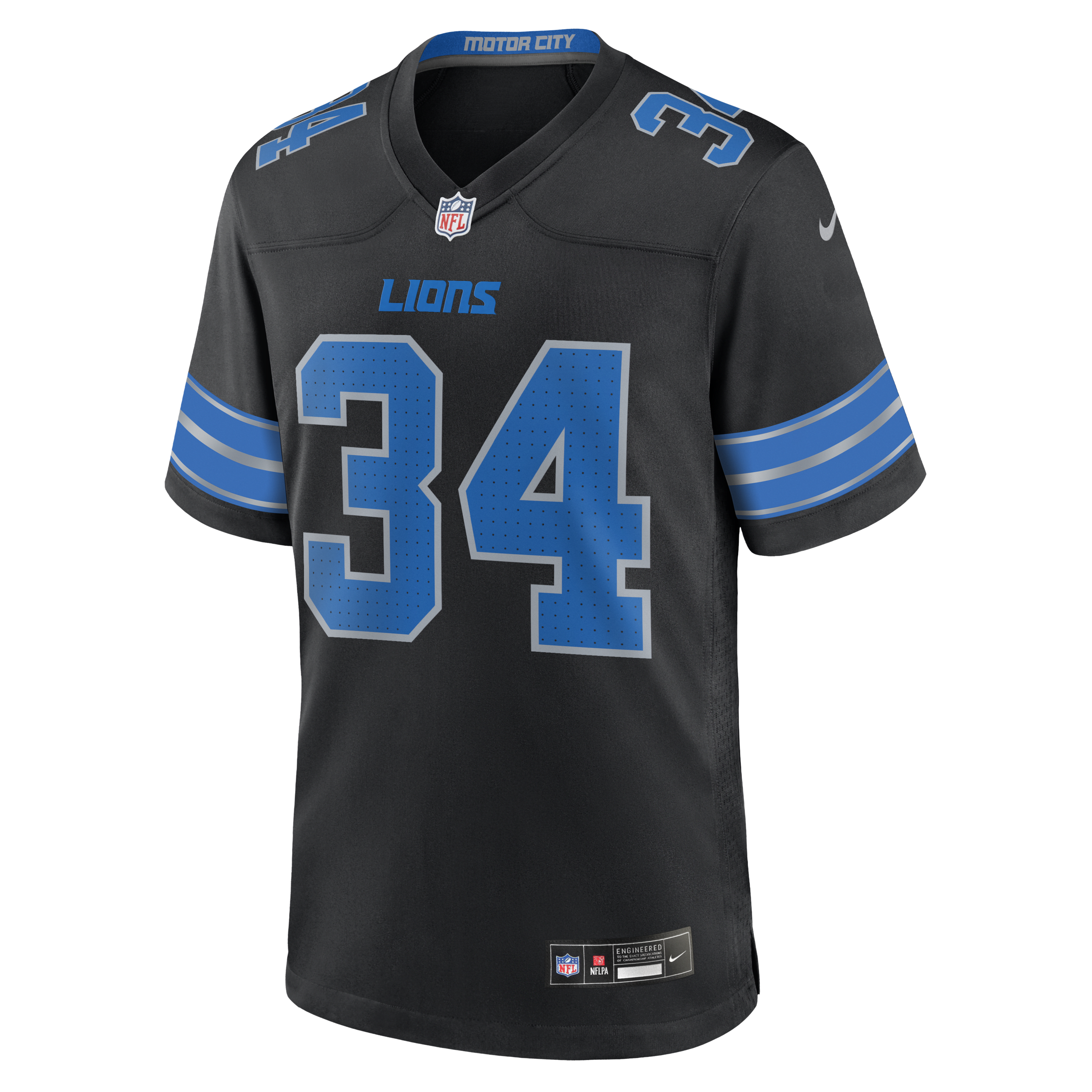 Brian Branch Detroit Lions Men's Nike NFL Game Football Jersey