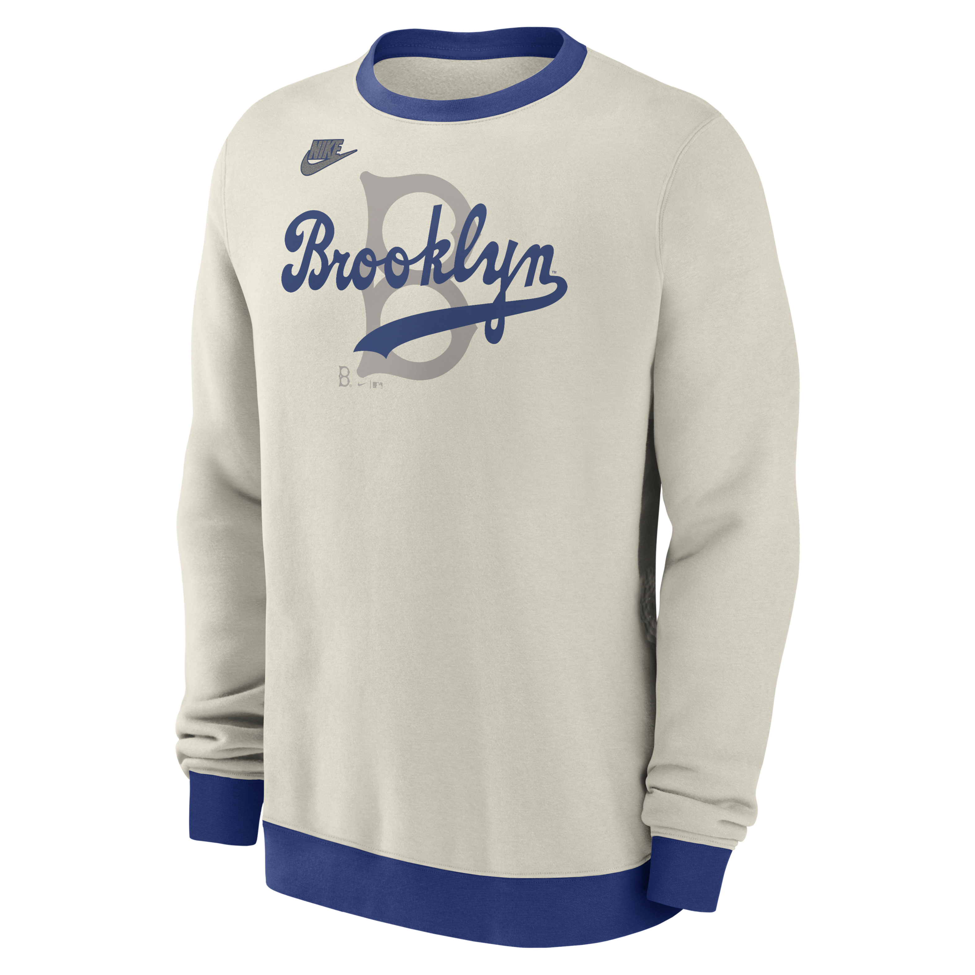 Brooklyn Dodgers Cooperstown Men's Nike MLB Pullover Crew