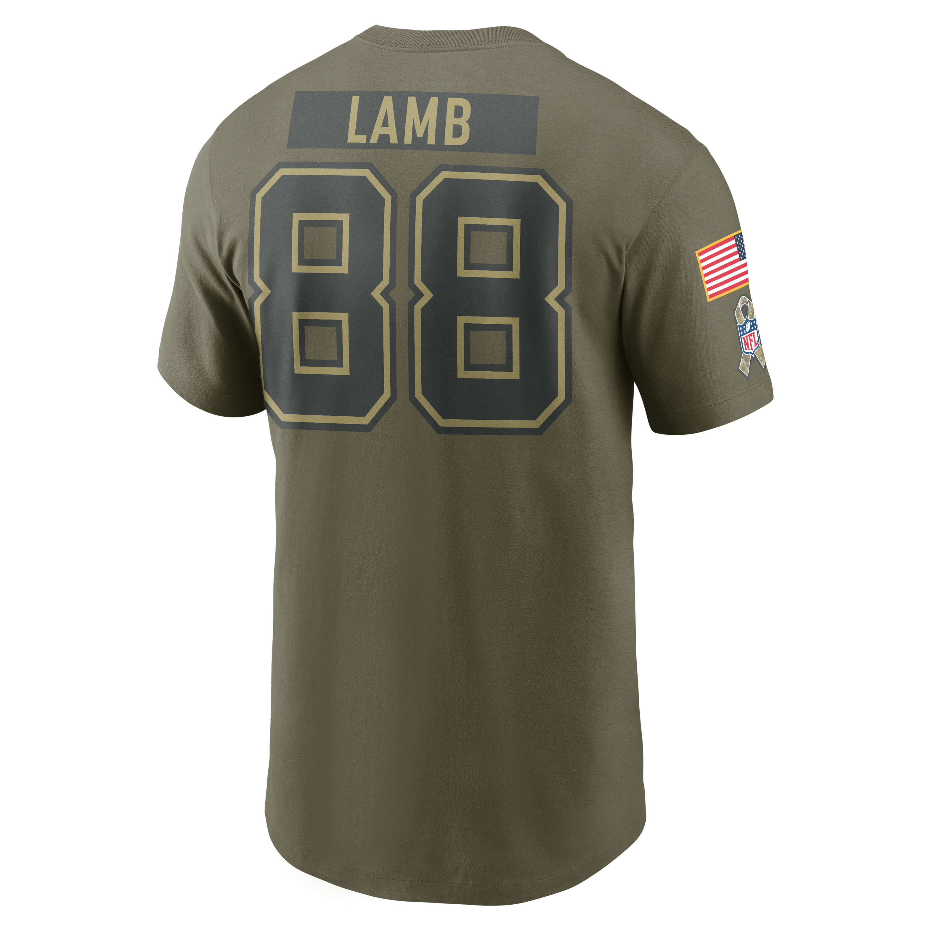 CeeDee Lamb Dallas Cowboys Salute To Service Men’s Nike NFL T-Shirt