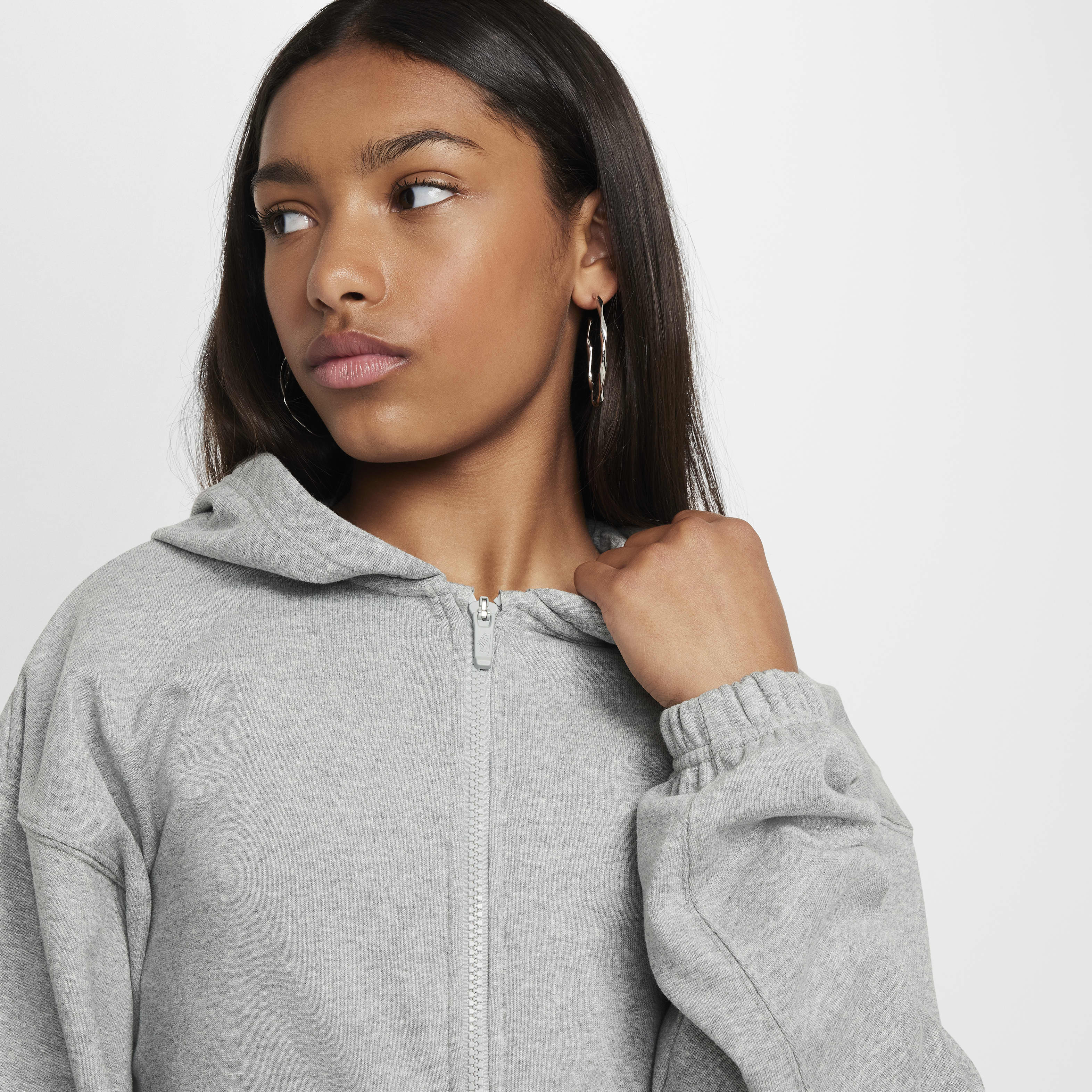 Nike Sportswear Girls' Dri-FIT Oversized Fleece Hoodie