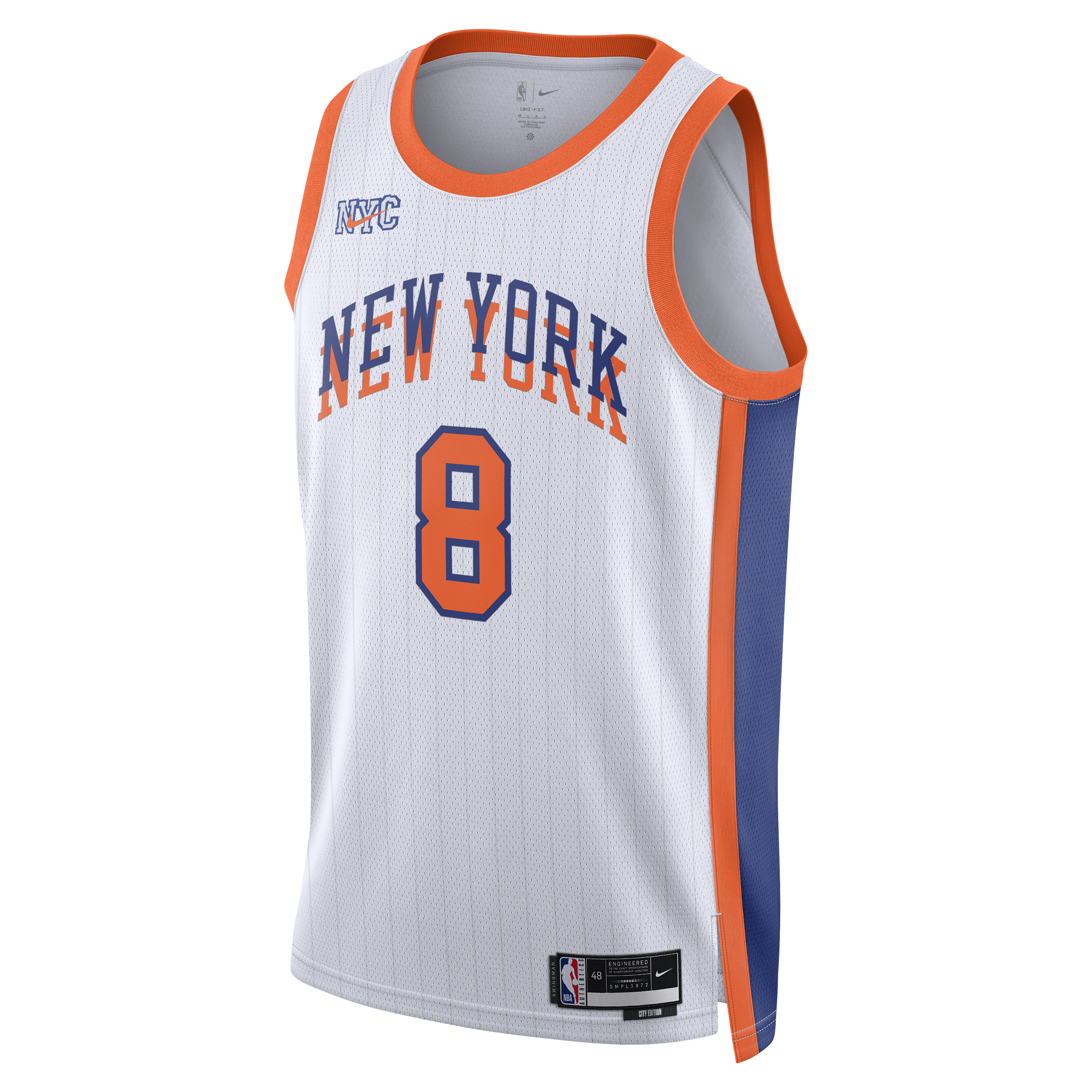 Jalen Brunson New York Knicks 2024/25 City Edition Men's Nike Dri-FIT NBA Swingman Jersey