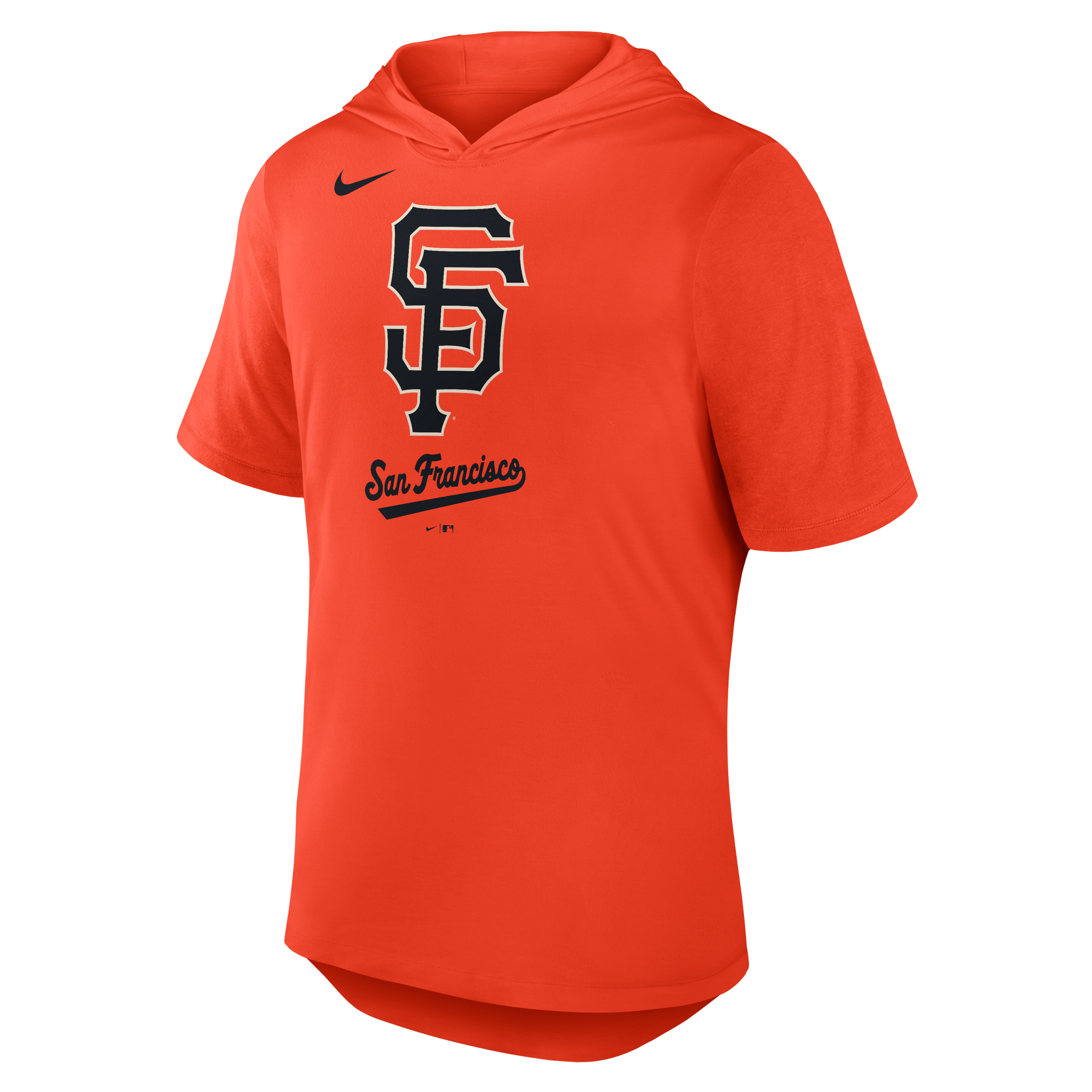 San Francisco Giants Logo Men's Nike Dri-FIT MLB Hooded T-Shirt