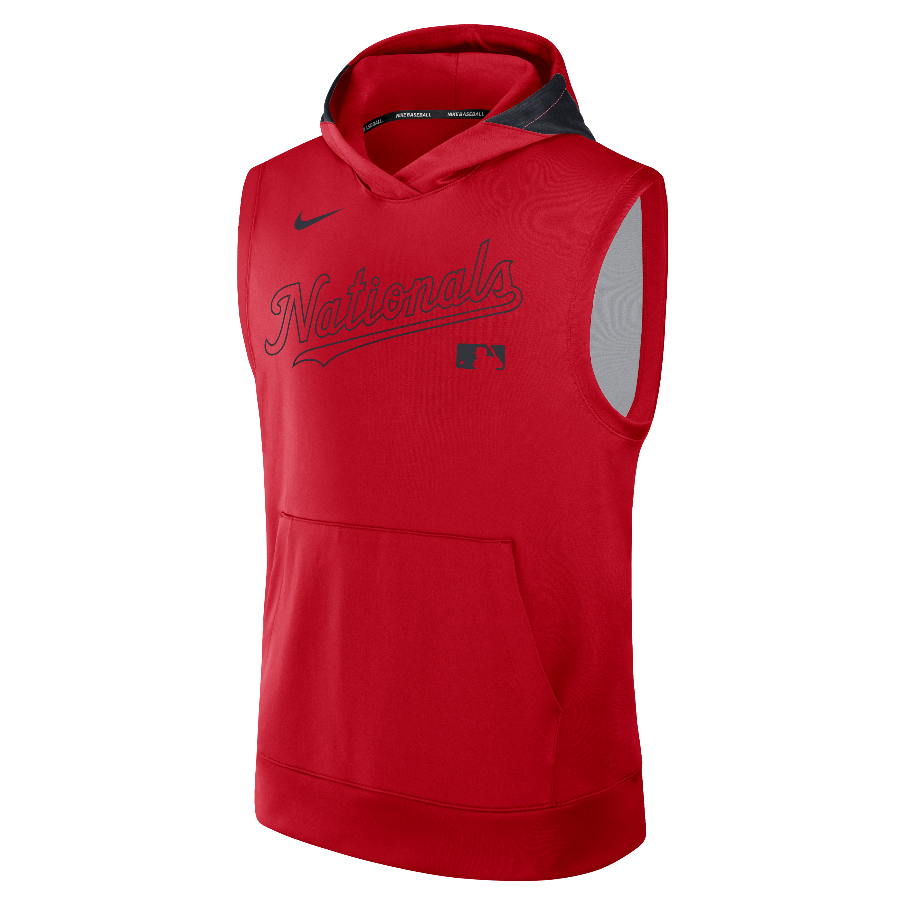 Washington Nationals Authentic Collection Men’s Nike Dri-FIT MLB Sleeveless Pullover Hoodie