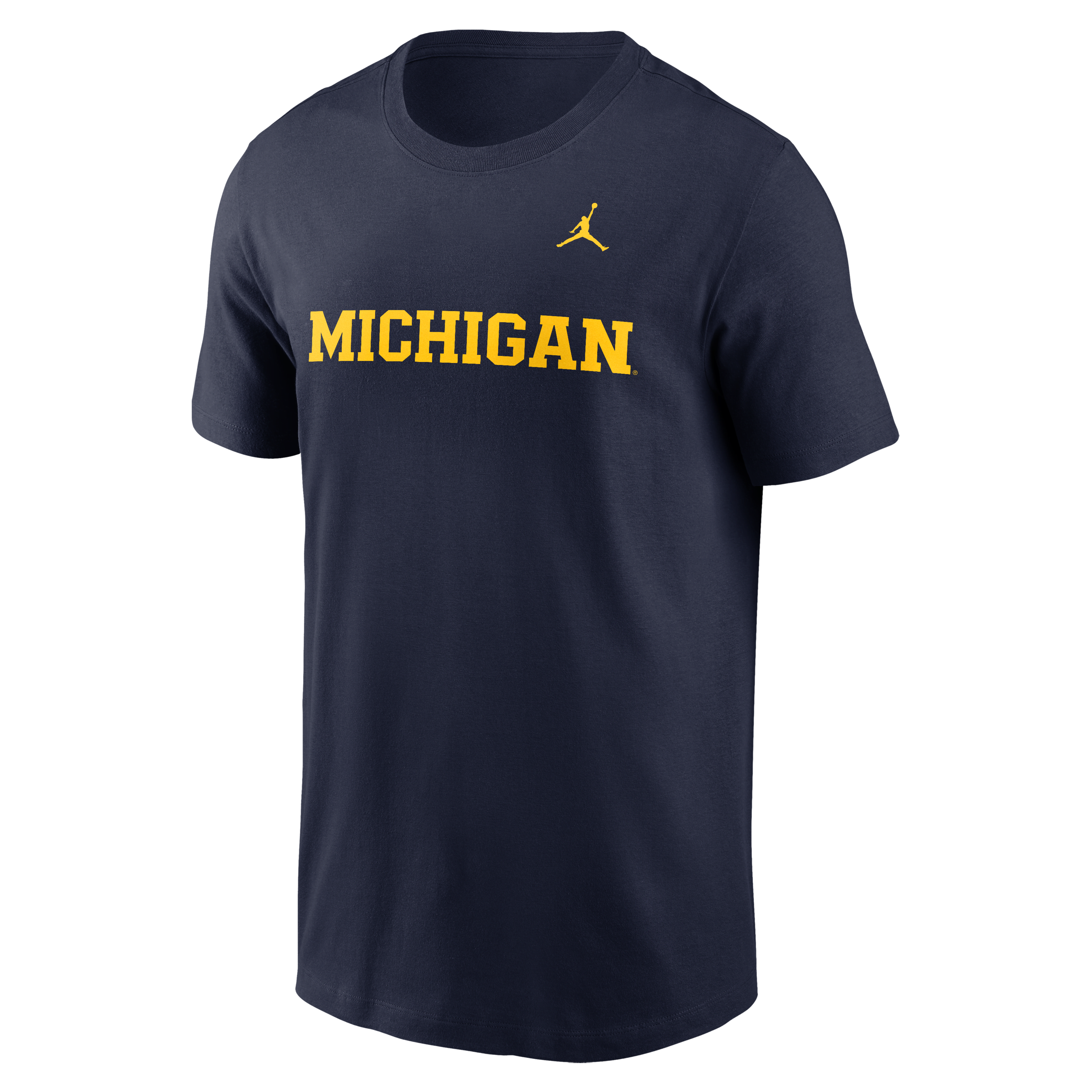 Michigan Wolverines Campus Mascot Men's Jordan College T-Shirt