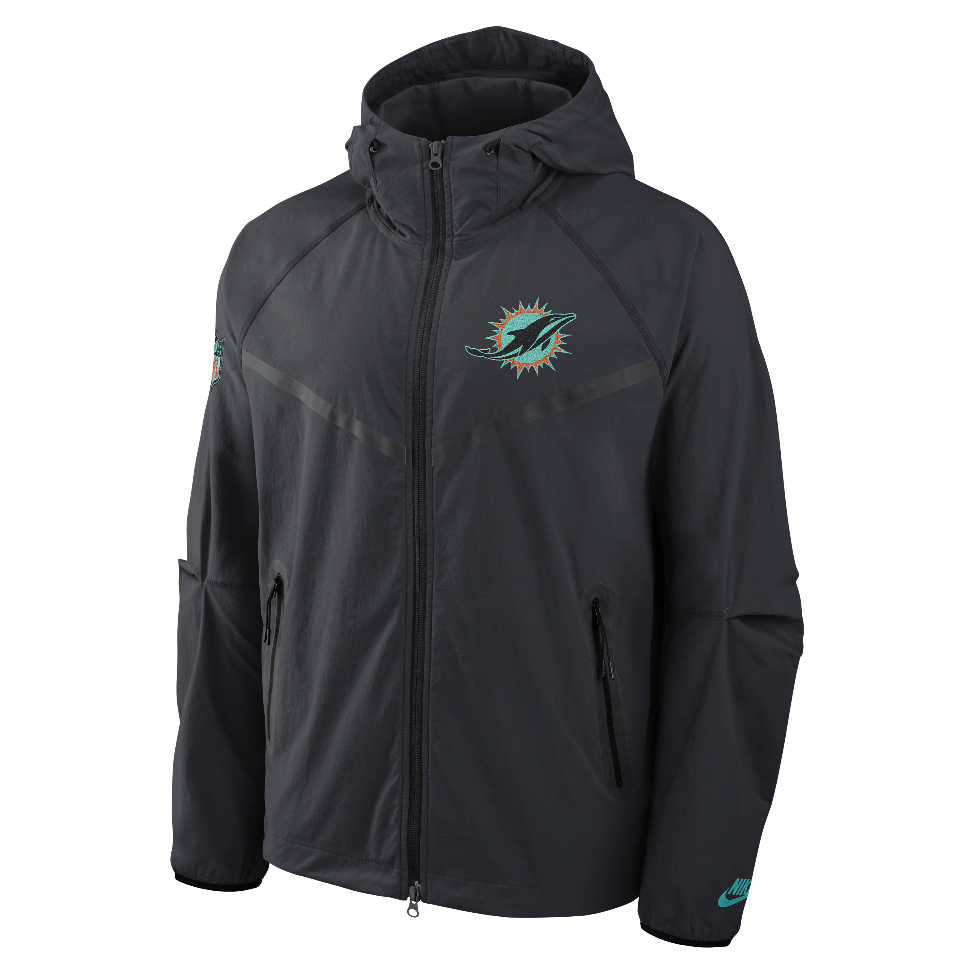Miami Dolphins Rivalries Collection Tech Men's Nike NFL Full-Zip Jacket