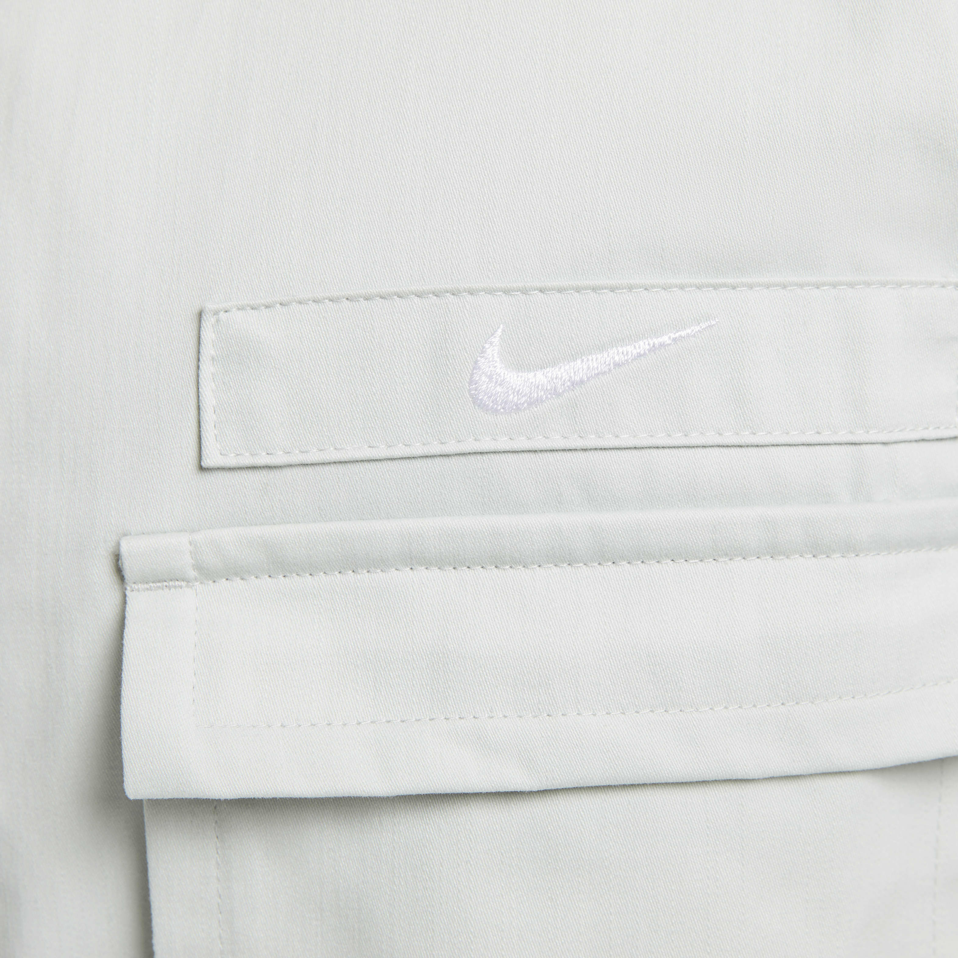 Nike Life Men's Woven Military Short-Sleeve Button-Down Shirt