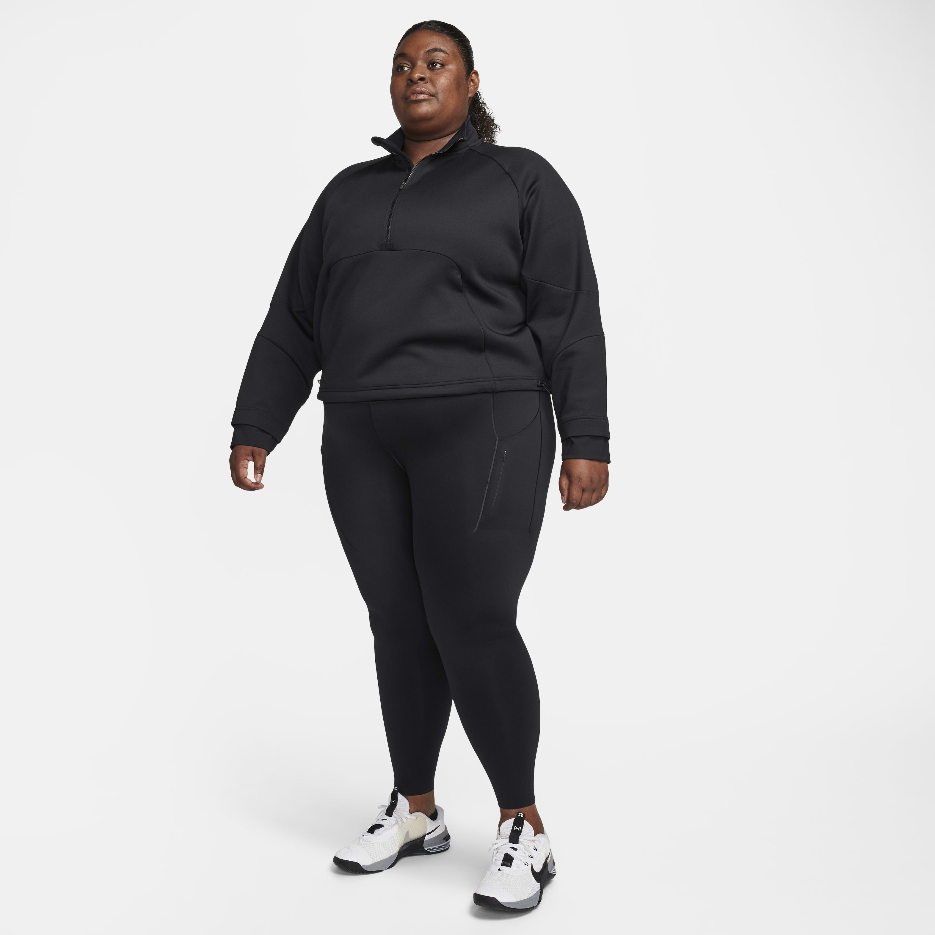 Nike Dri-FIT Prima Women's 1/2-Zip Training Top (Plus Size)