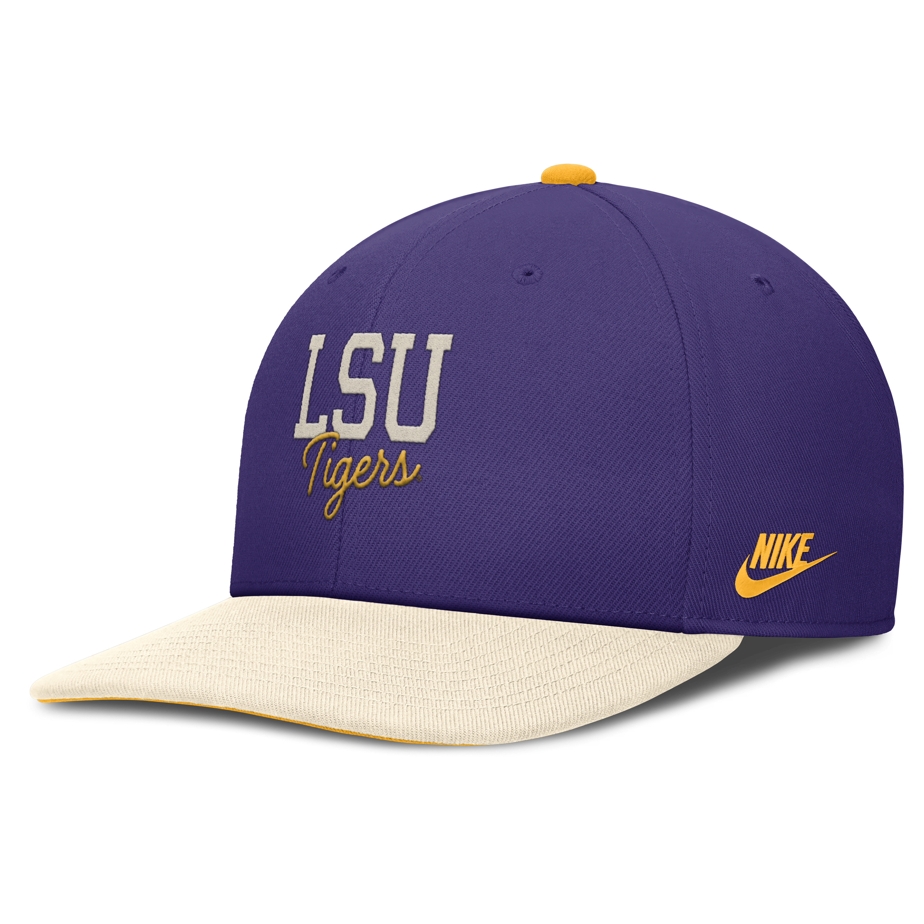 LSU Legacy Script Men's Nike Dri-FIT College Adjustable Hat