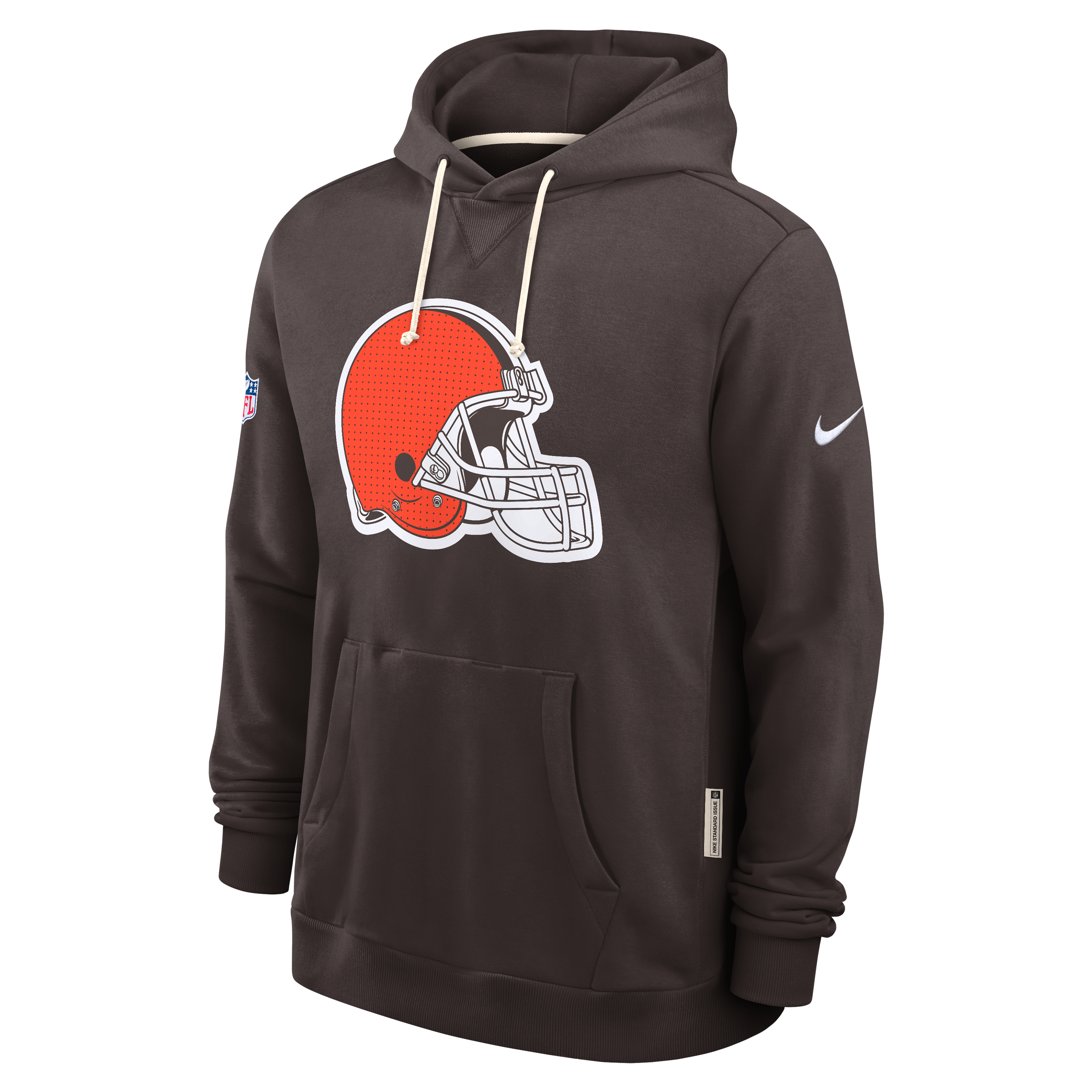 Cleveland Browns Initial Home Sideline Men's Nike Dri-FIT NFL Pullover Hoodie