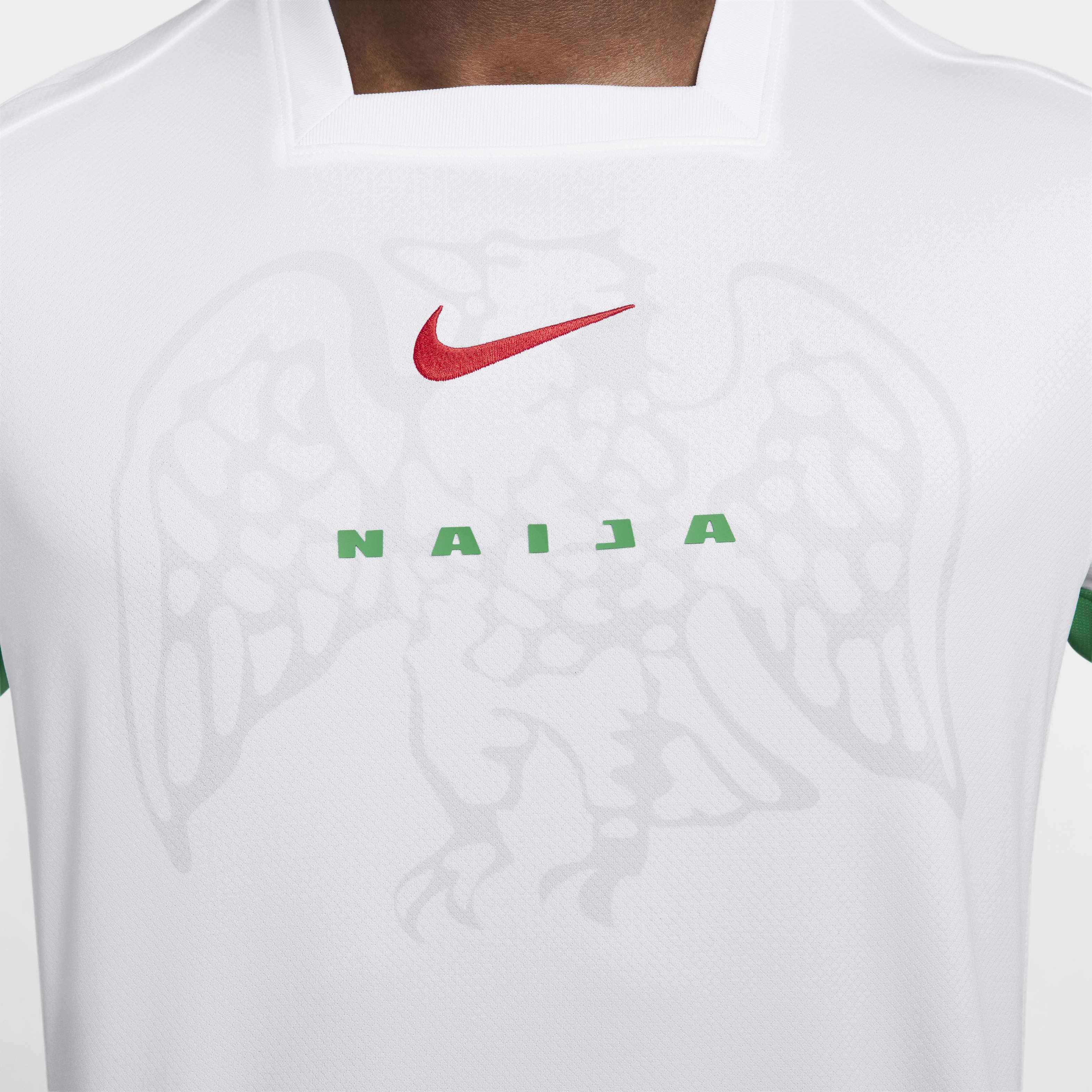 Nigeria 2024 Stadium Home Men's Nike Dri-FIT Soccer Replica Jersey