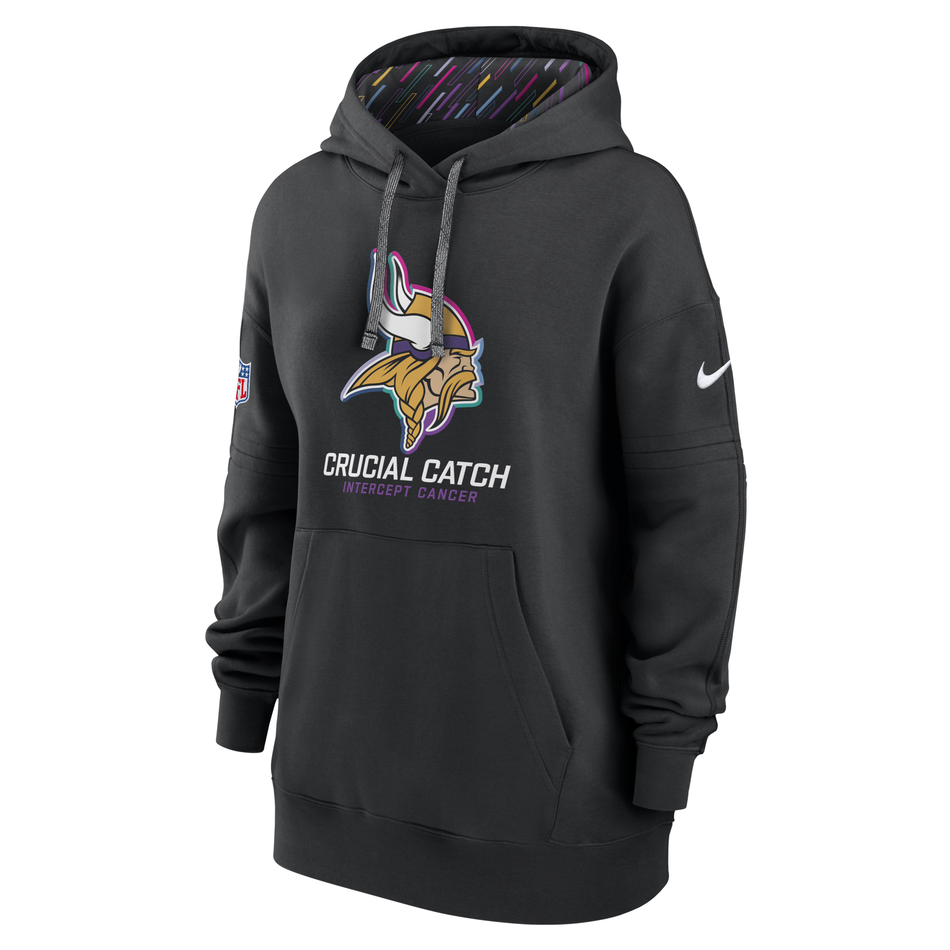 Minnesota Vikings Crucial Catch Club Women's Nike NFL Pullover Hoodie