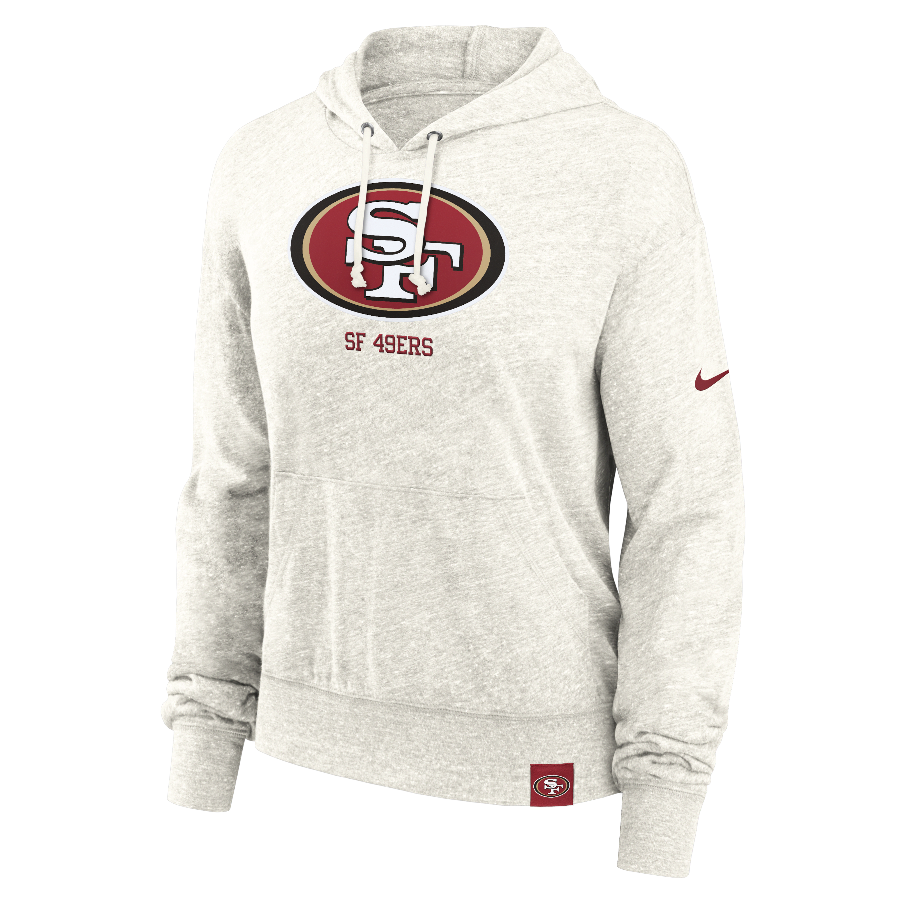 San Francisco 49ers Gym Vintage Women's Nike NFL Pullover Hoodie