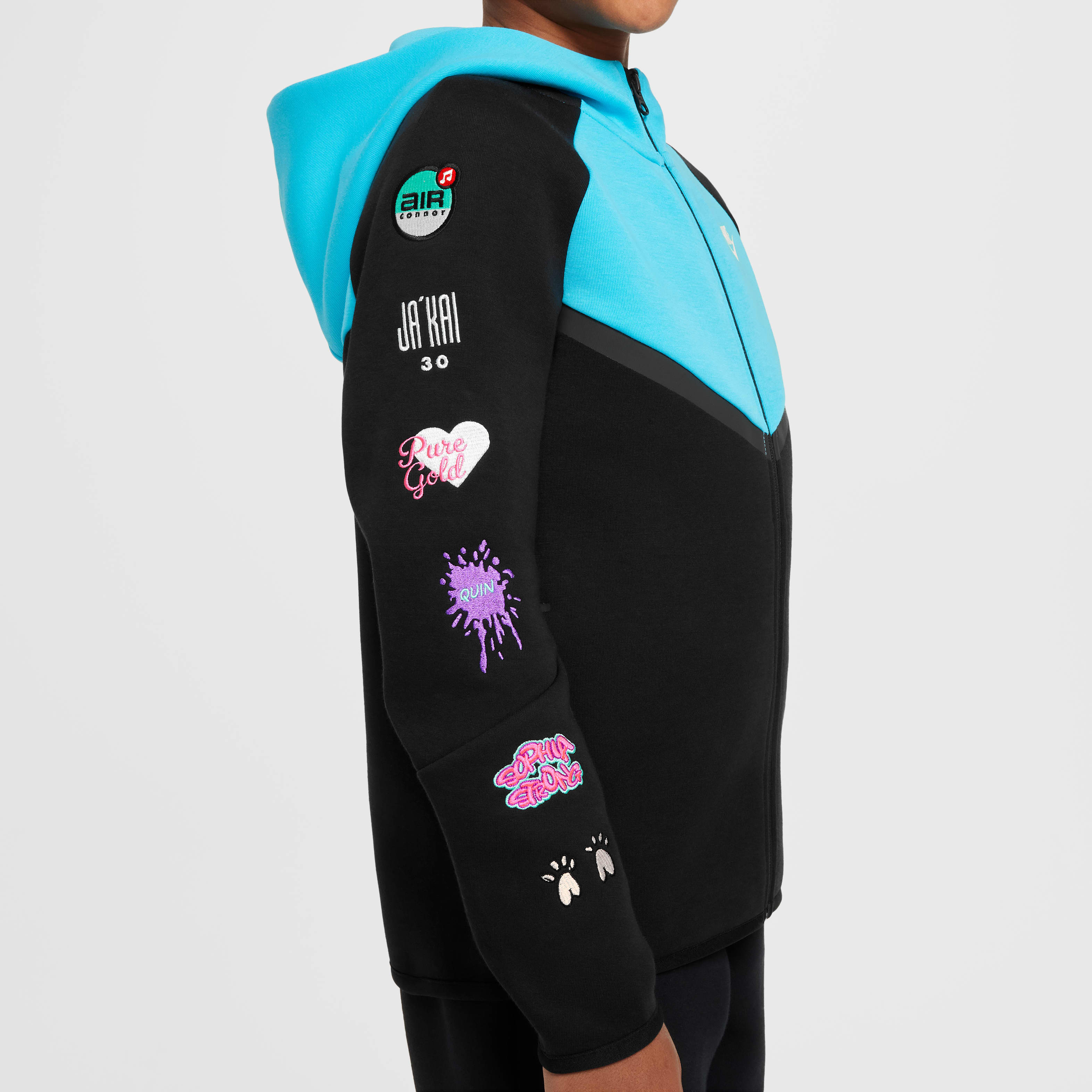 Nike Sportswear Tech Fleece x Doernbecher Freestyle Big Kids' (Boys') Full-Zip Hoodie