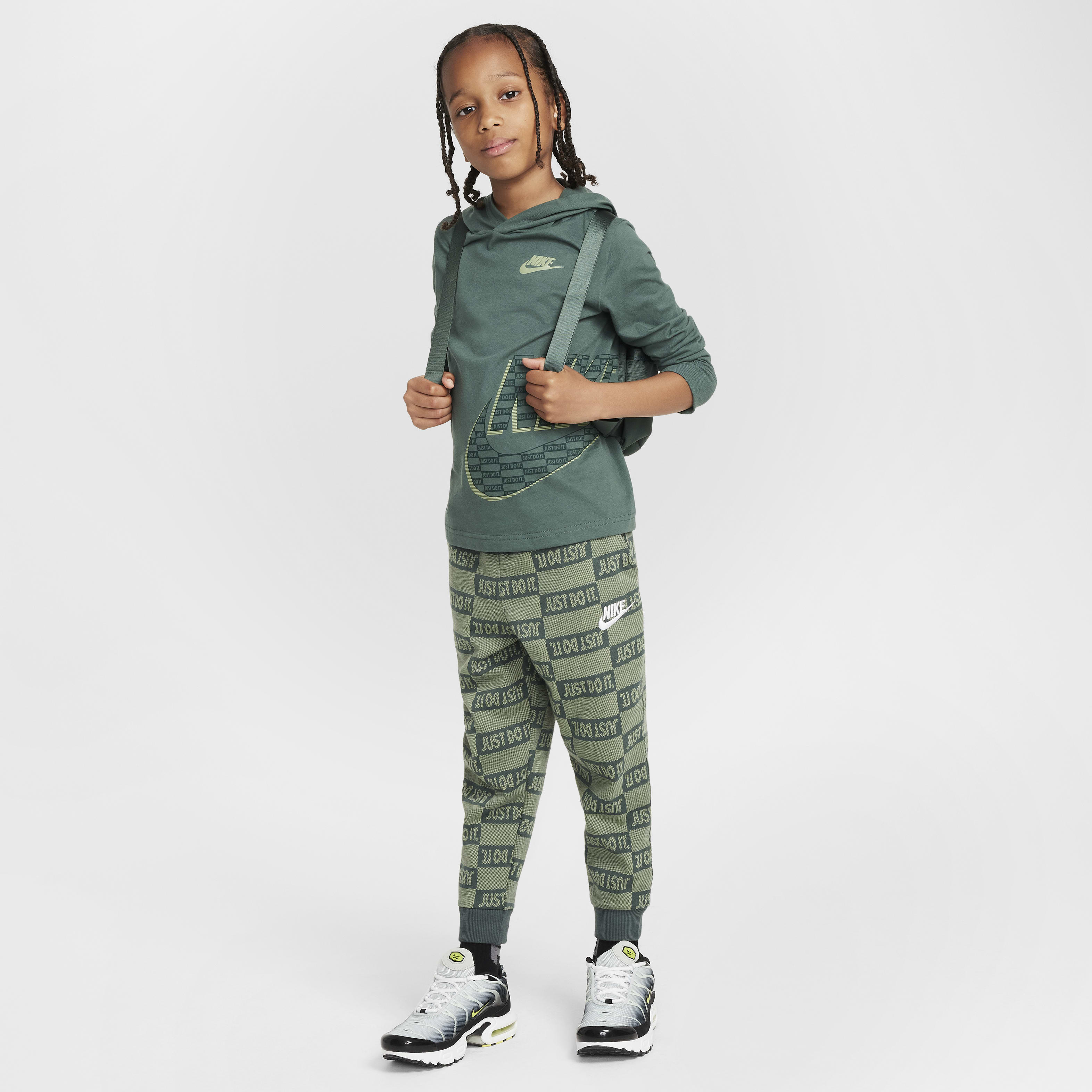 Nike Sportswear Textured Club Little Kids' Fleece Joggers