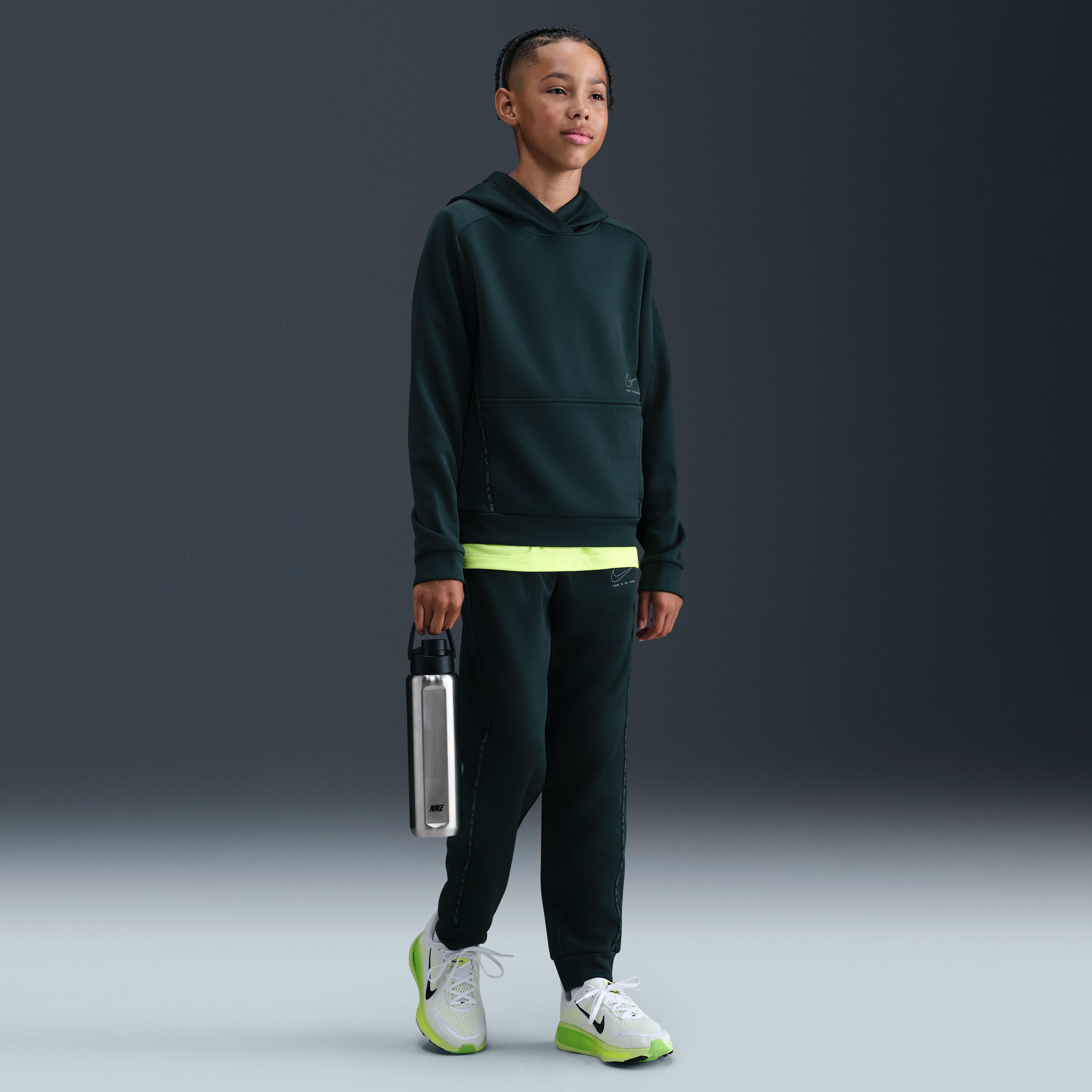 Nike Sportswear Multi Big Kids' Dri-FIT Pullover Hoodie
