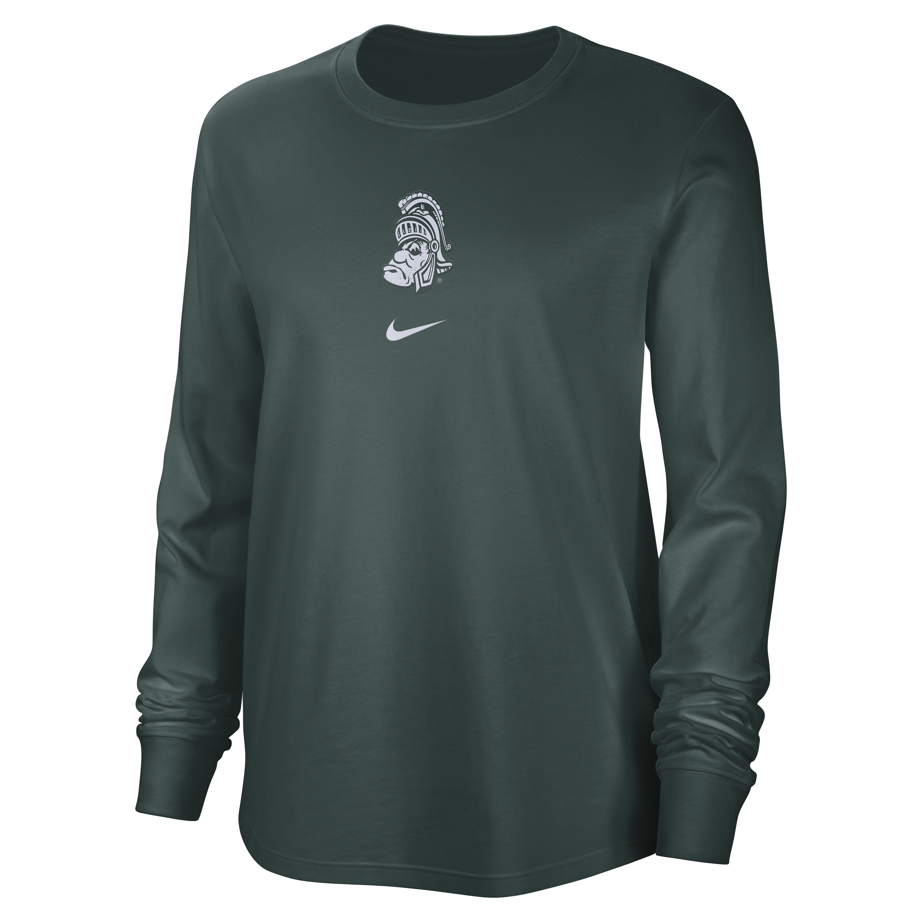 Michigan State Women's Nike College Crew-Neck Long-Sleeve T-Shirt