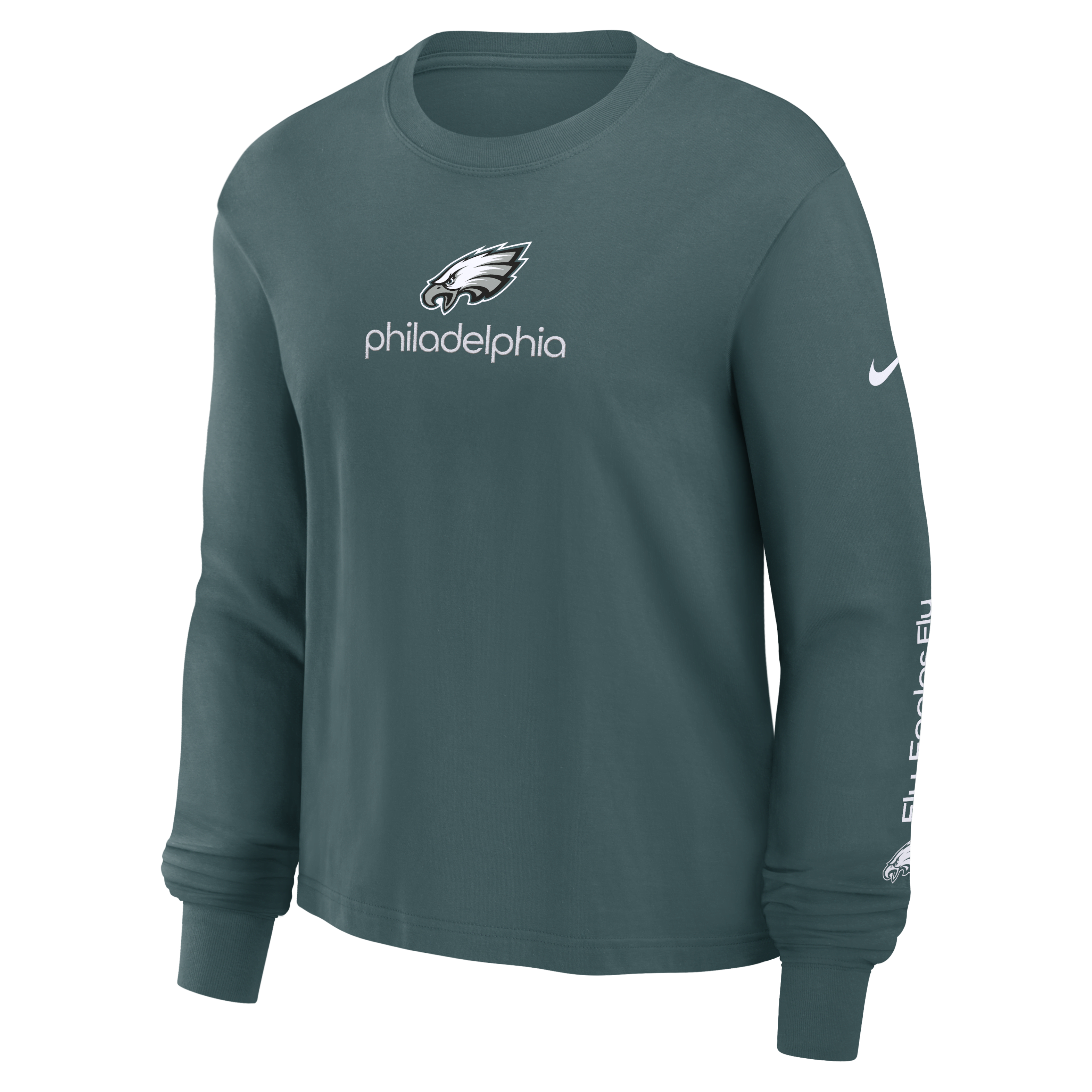 Philadelphia Eagles Boxy Women's Nike NFL Long-Sleeve T-Shirt