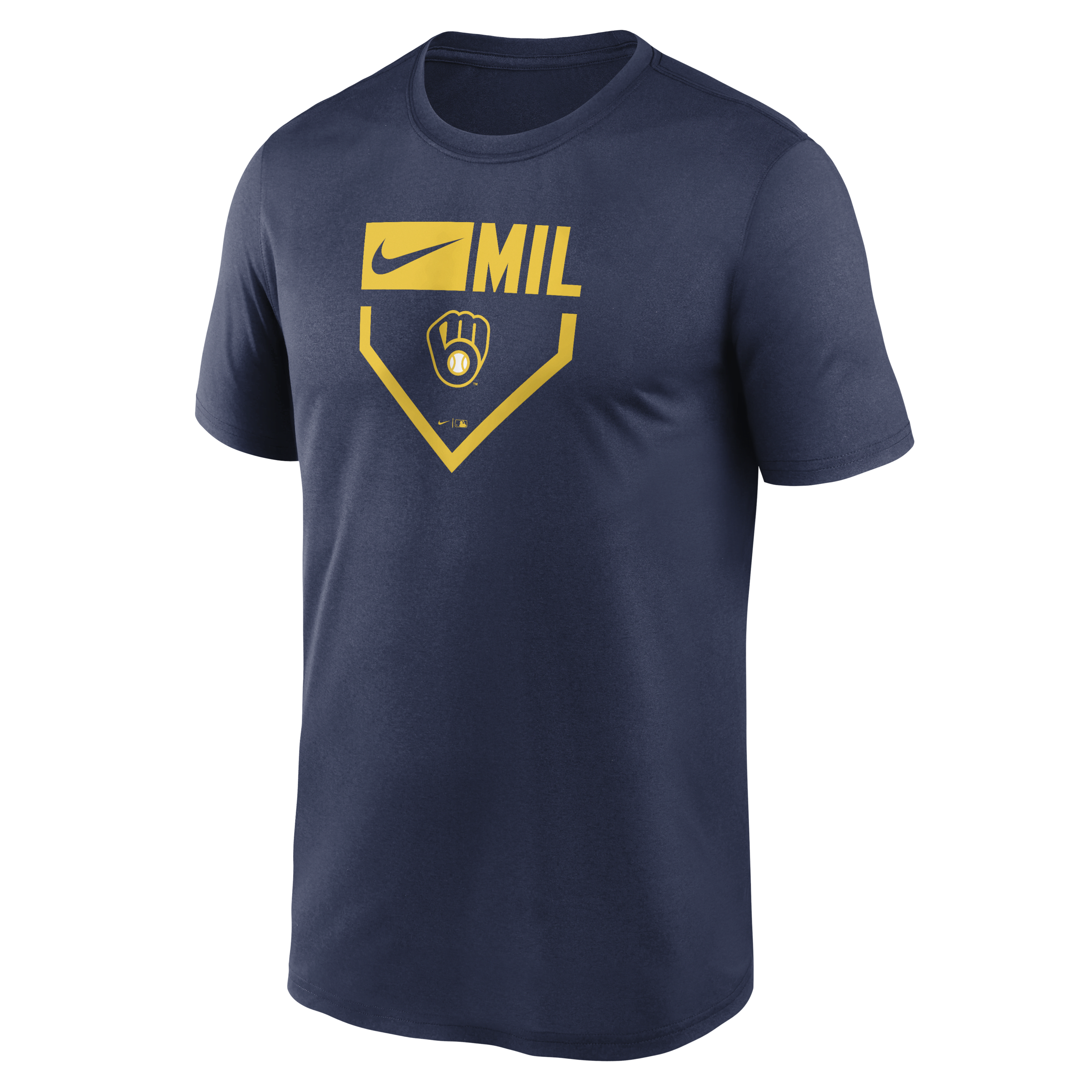 Milwaukee Brewers Knockout Legend Men's Nike Dri-FIT MLB T-Shirt