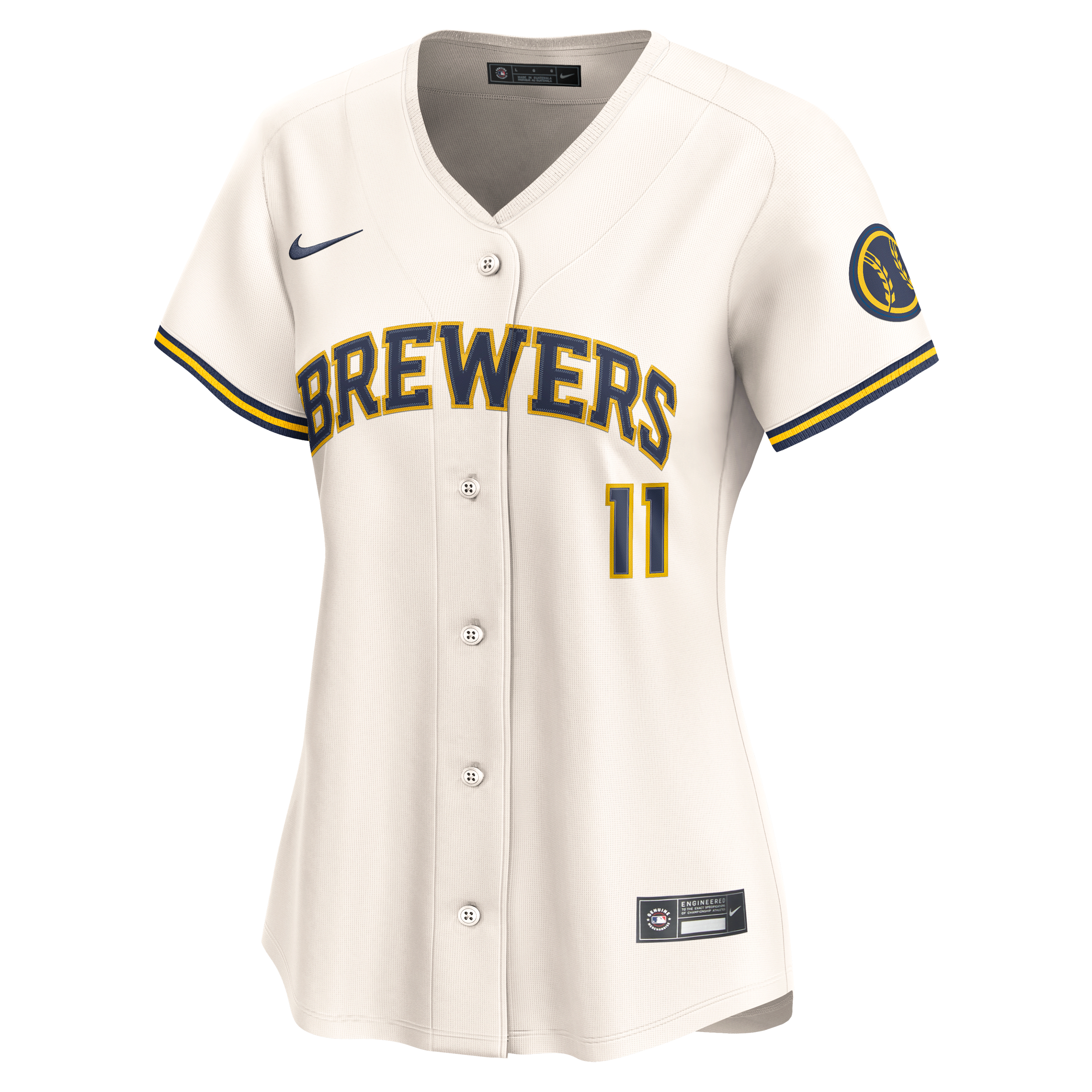 Jackson Chourio Milwaukee Brewers Women’s Nike Dri-FIT ADV MLB Limited Jersey