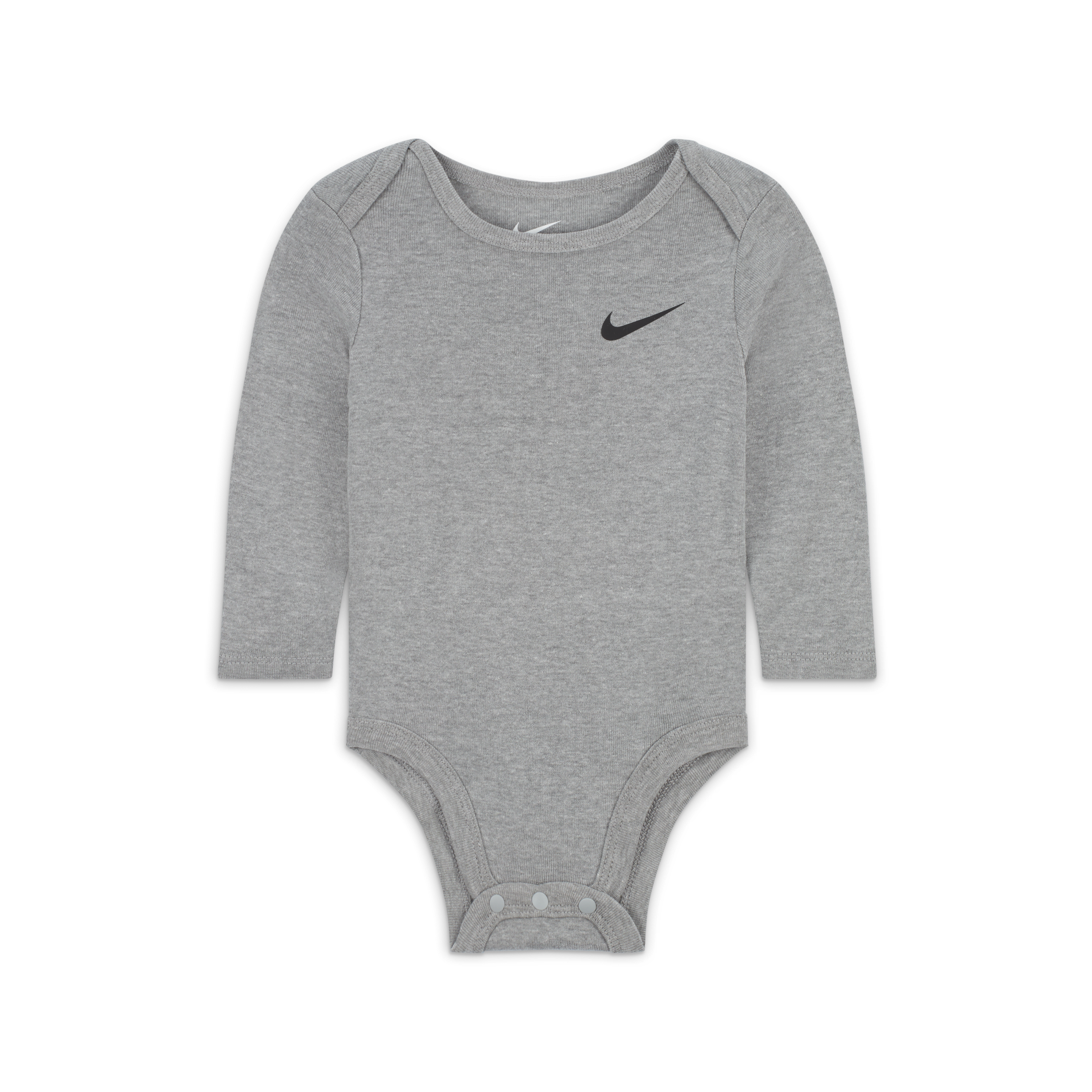 Nike Essentials Baby (0-9M) 3-Pack Long Sleeve Bodysuits