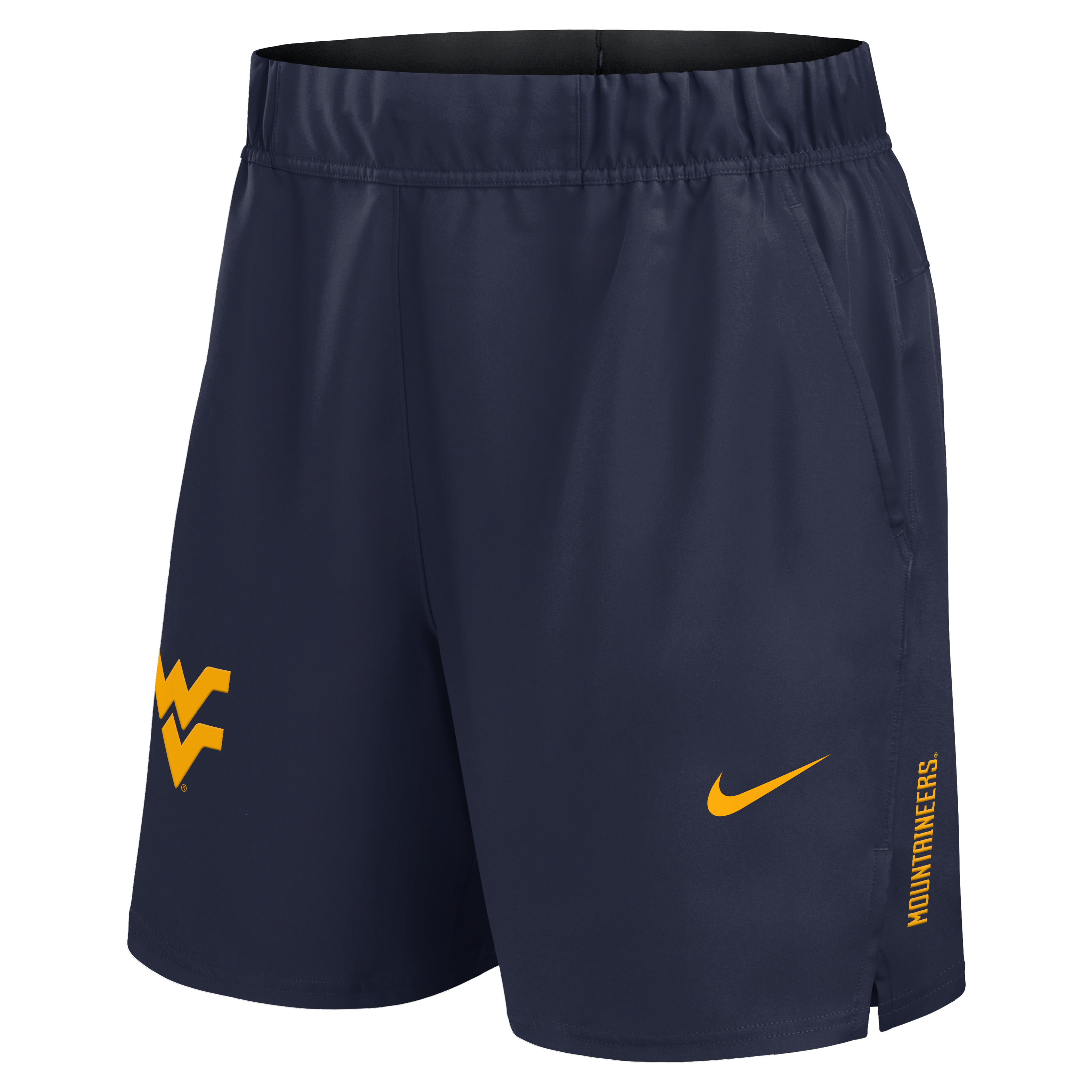 West Virginia Primetime Victory Primary Logo Men’s Nike Dri-FIT College Shorts