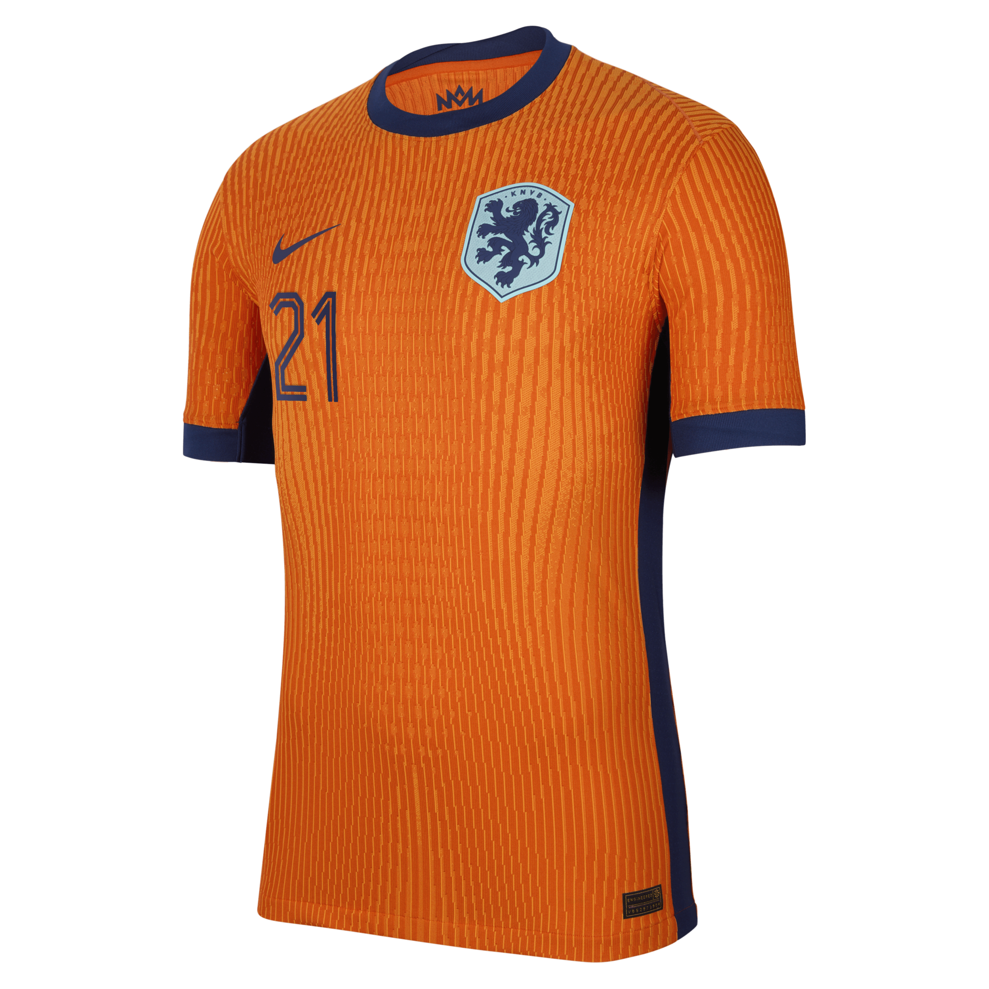 Frenkie de Jong Netherlands National Team 2024 Match Home Men's Nike Dri-FIT ADV Soccer Jersey