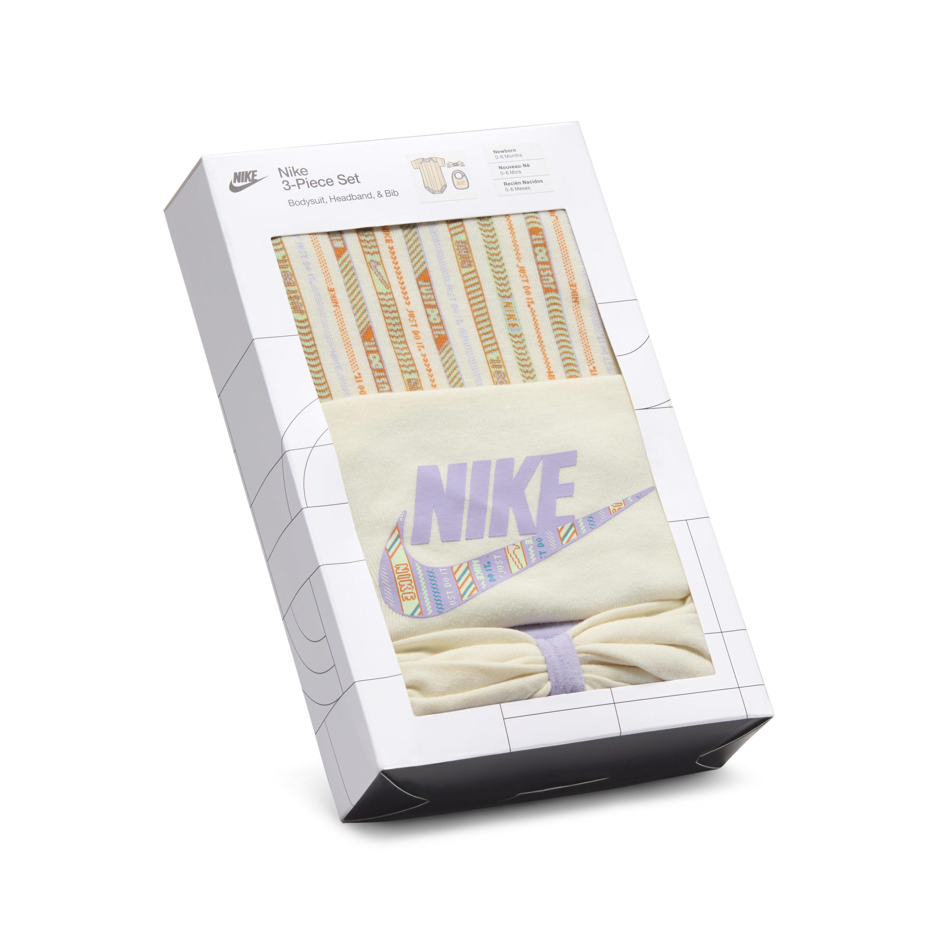 Nike Happy Camper Baby 3-Piece Bodysuit Box Set