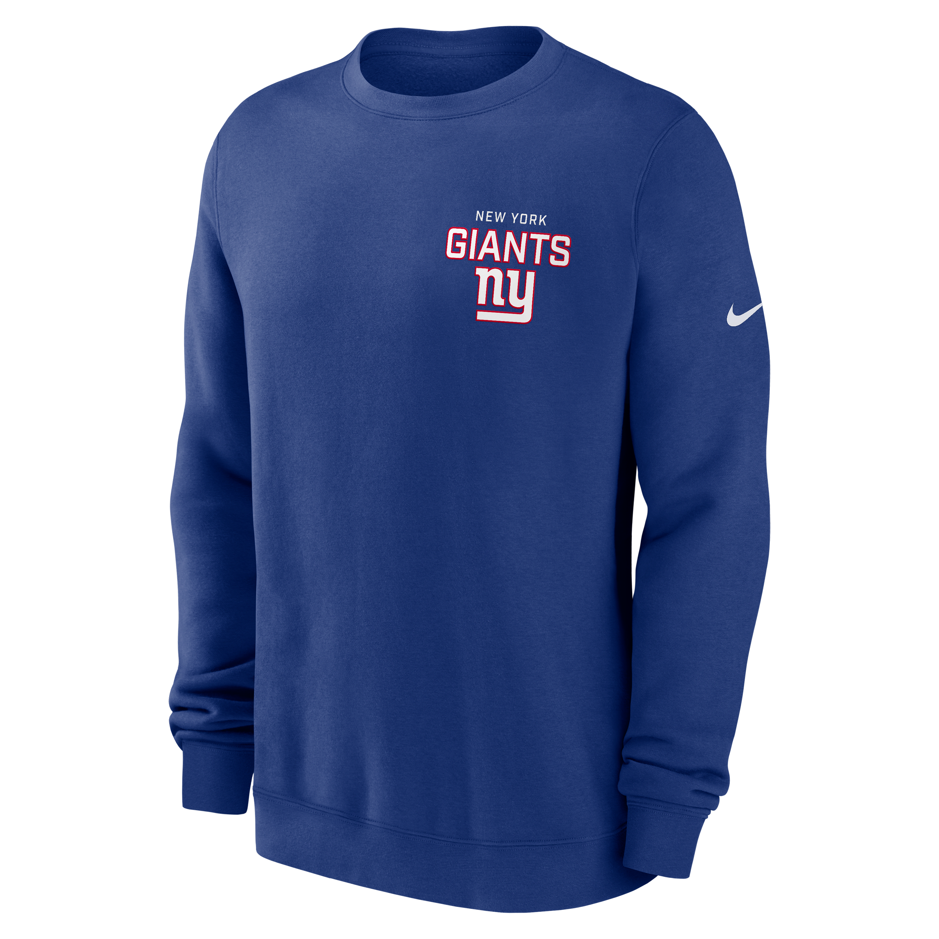 New York Giants Draw Block Club Men's Nike NFL Pullover Crew