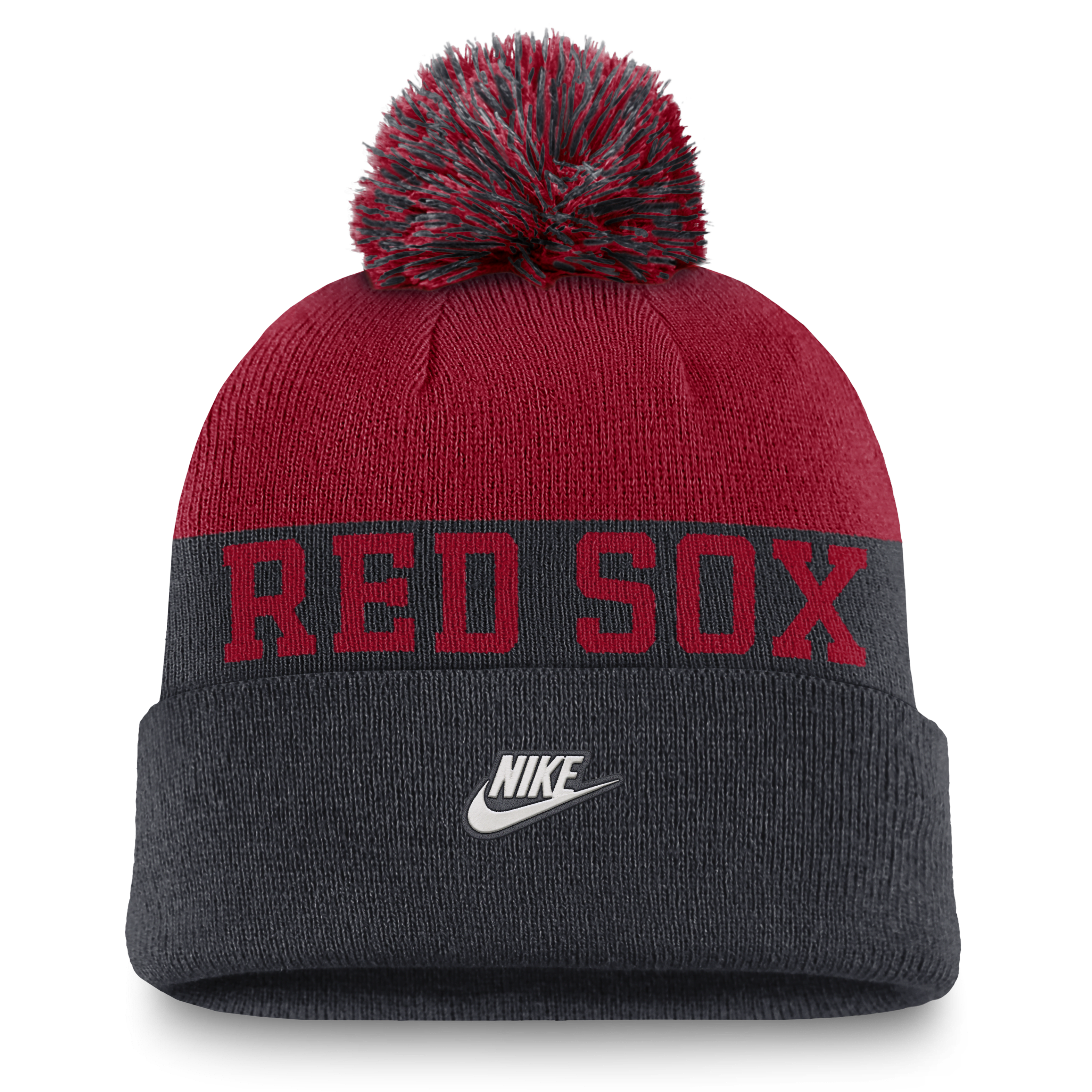 Boston Red Sox Rewind Peak Men's Nike MLB Cuffed Pom Beanie