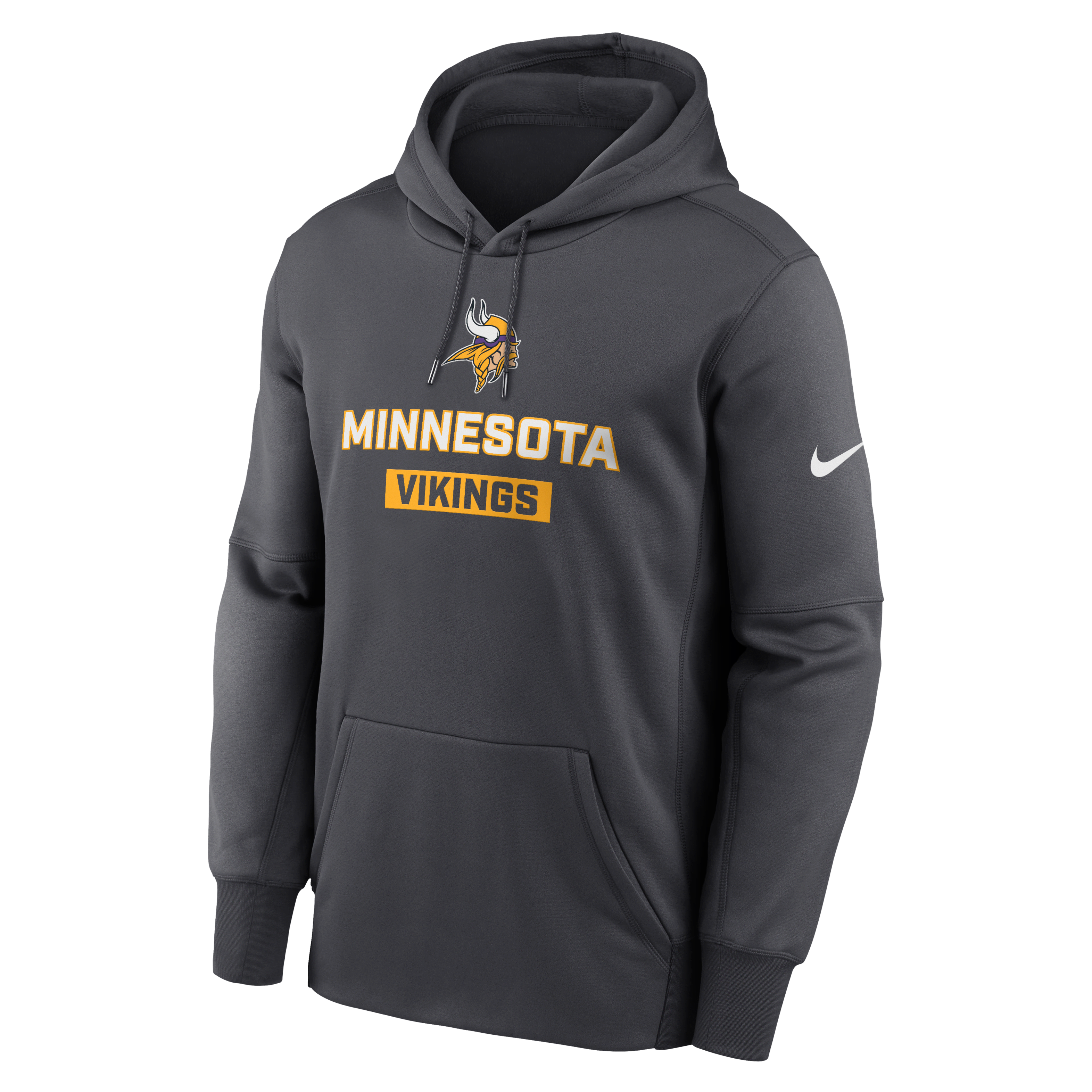 Minnesota Vikings Toss Sweep Men’s Nike Therma NFL Pullover Hoodie
