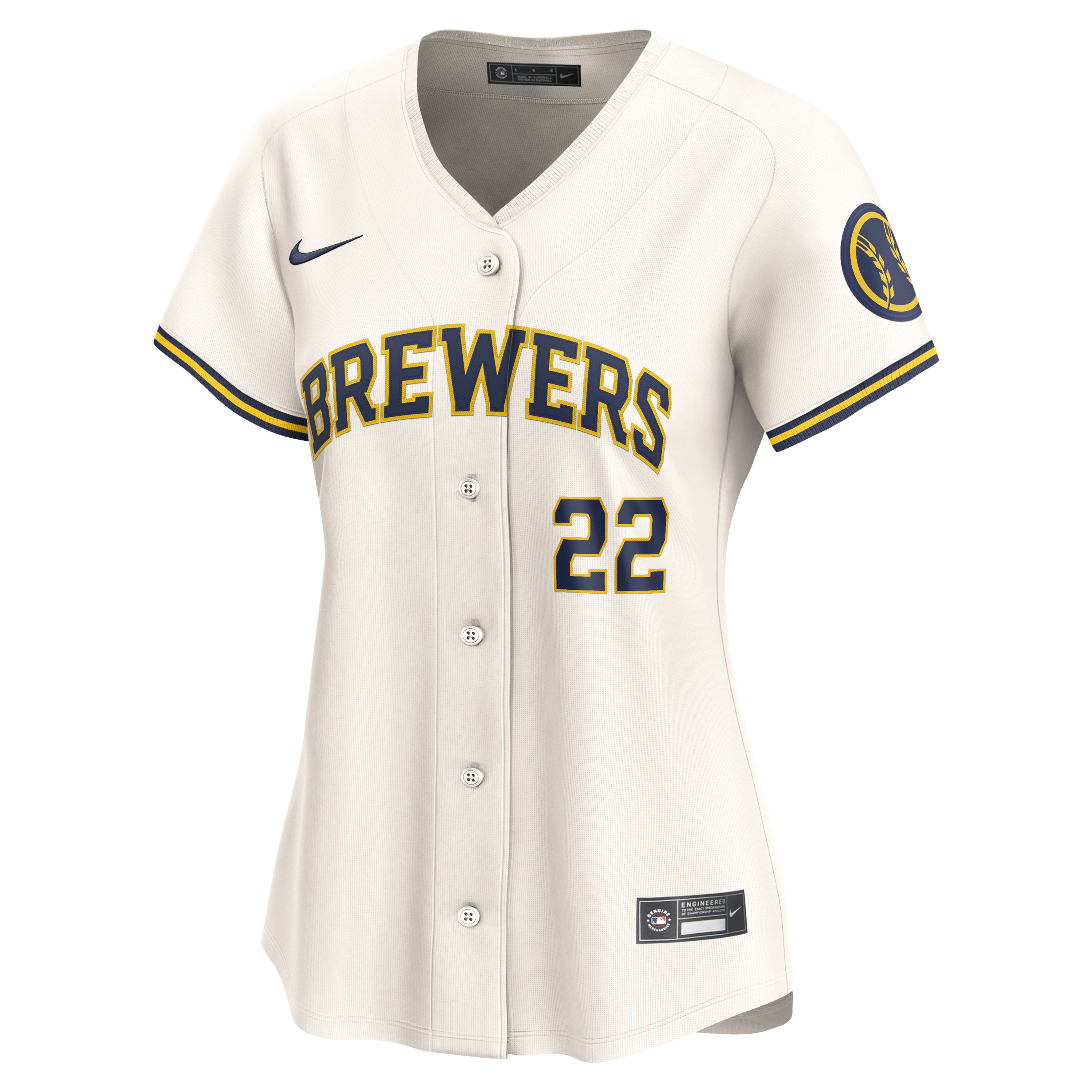 Christian Yelich Milwaukee Brewers Women's Nike Dri-FIT ADV MLB Limited Jersey