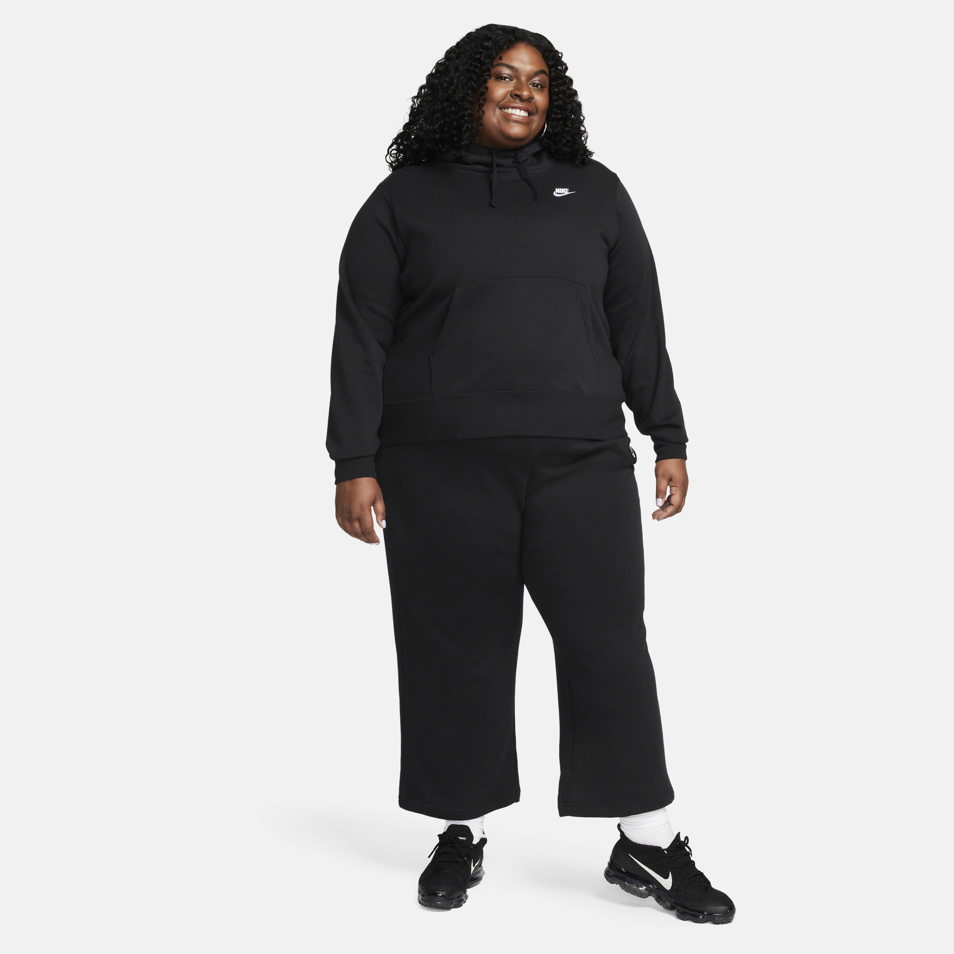 Nike Sportswear Club Fleece Women's Funnel-Neck Hoodie (Plus Size)