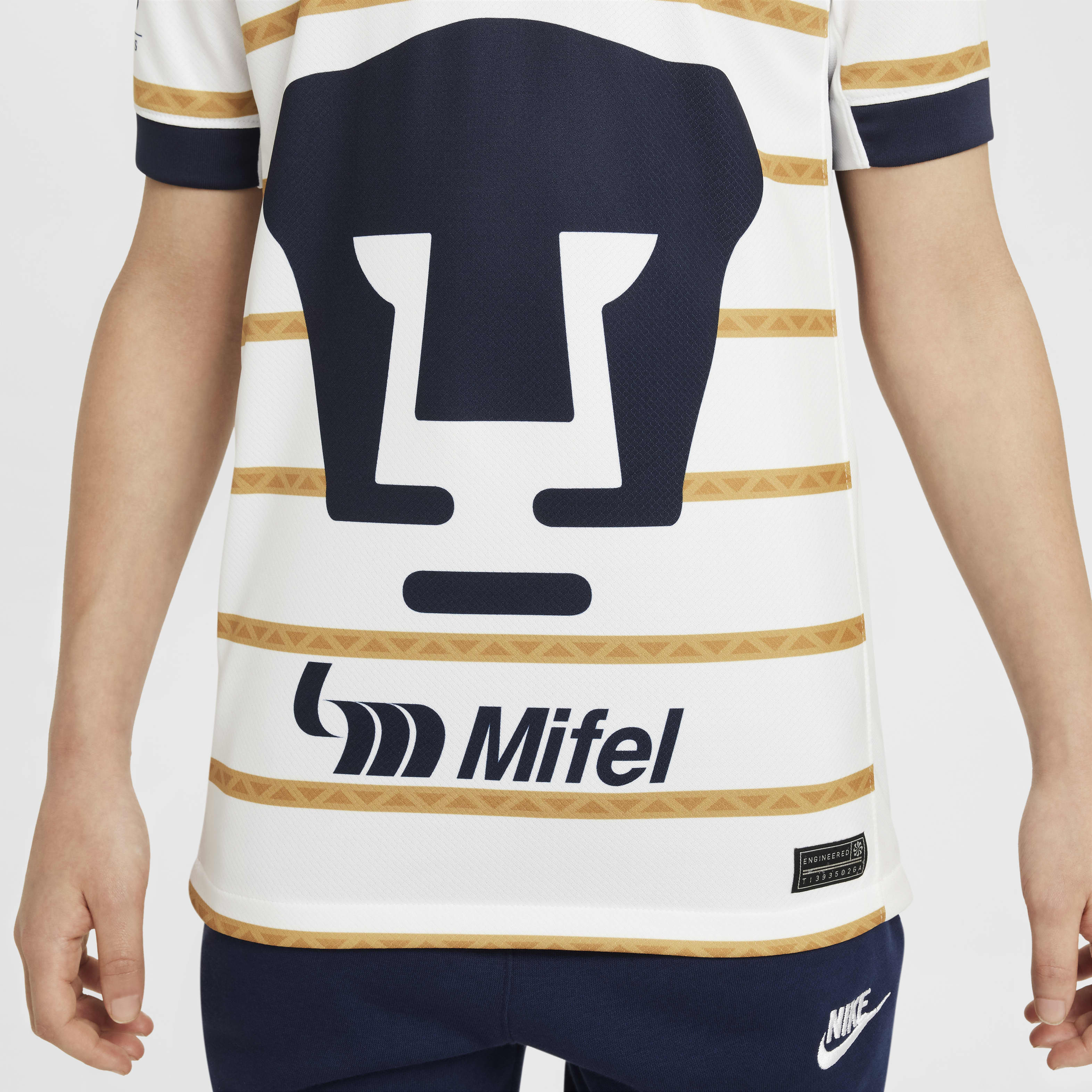 Pumas UNAM 2024/25 Stadium Home Big Kids' Nike Dri-FIT Soccer Replica Jersey