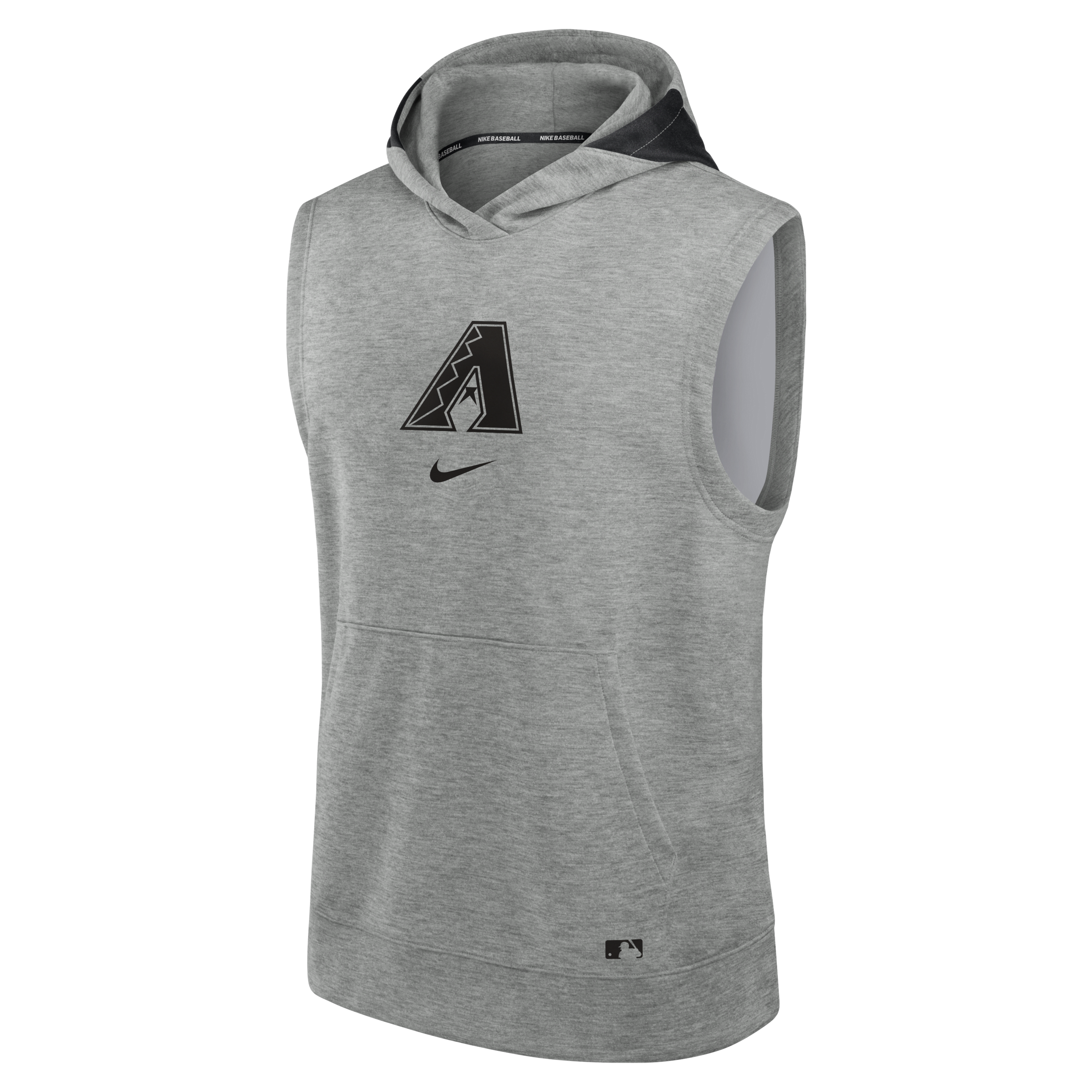 Arizona Diamondbacks Authentic Collection Early Work Men’s Nike Dri-FIT MLB Sleeveless Pullover Hoodie