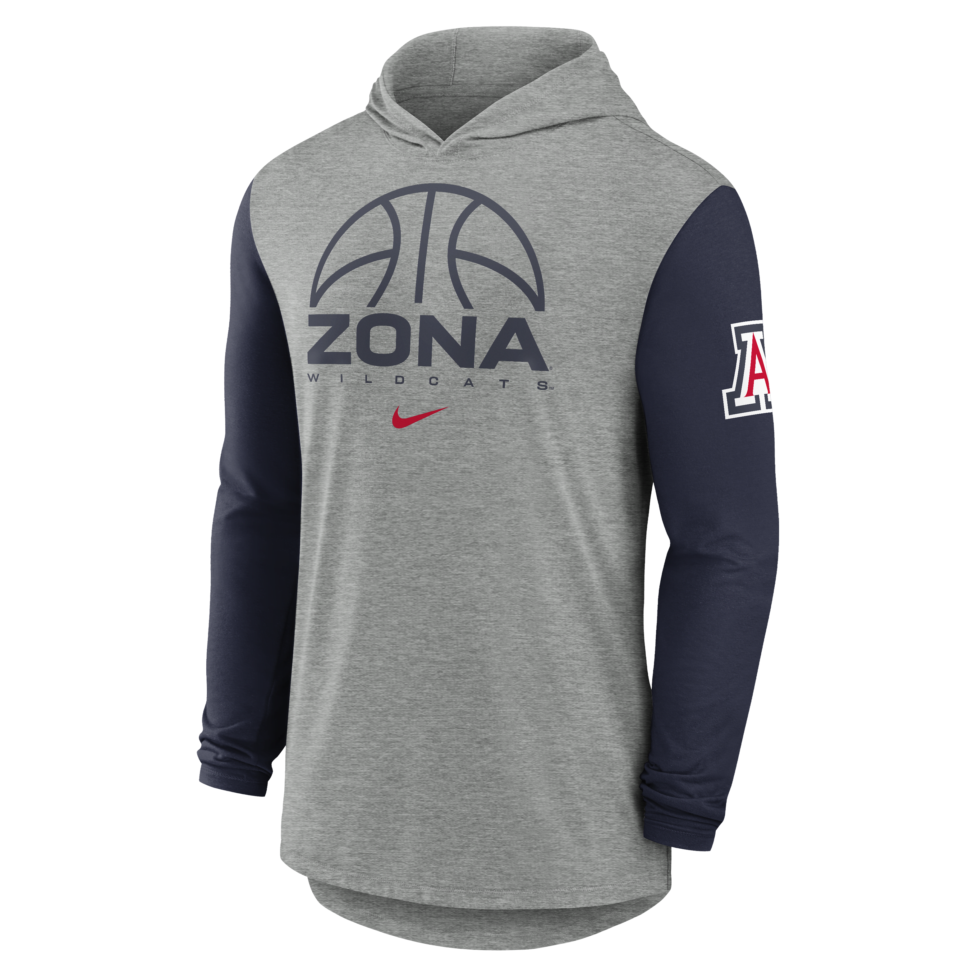Arizona Basketball Men's Nike Dri-FIT College Long-Sleeve Hooded T-Shirt
