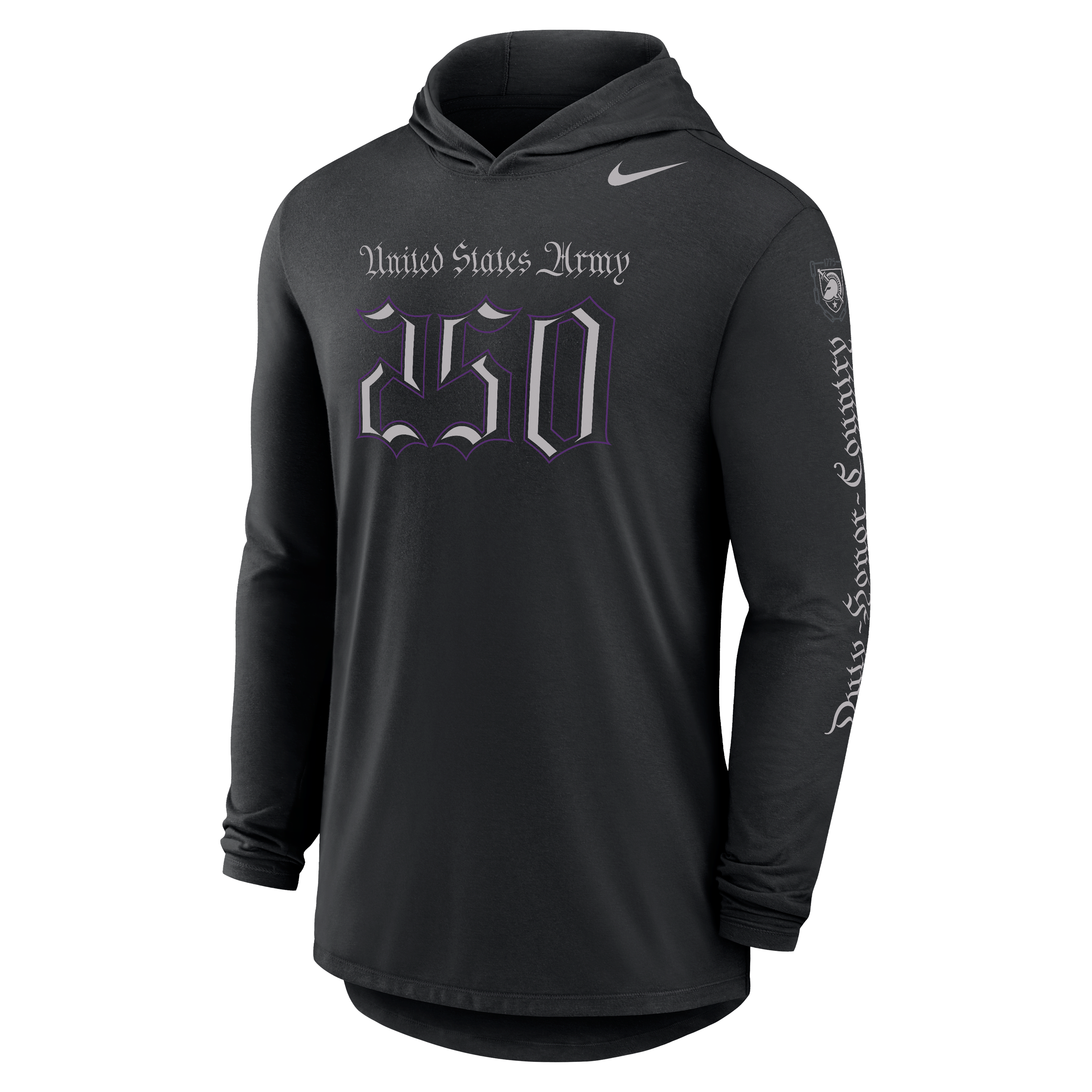 Army Rivalry Men's Nike Dri-FIT College Long-Sleeve Hooded T-Shirt