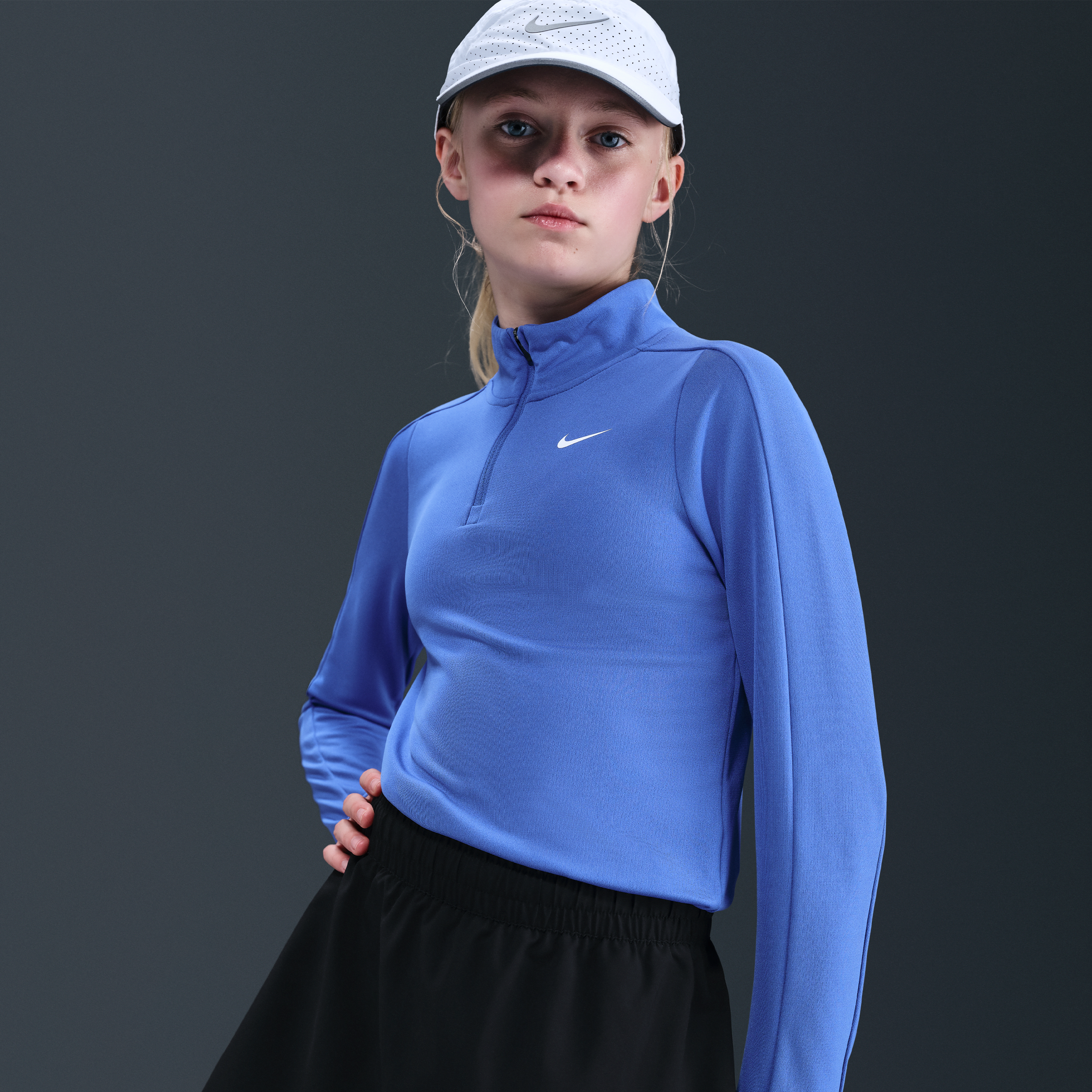 Nike One Big Kids' (Girls') Dri-FIT High-Waisted Skort