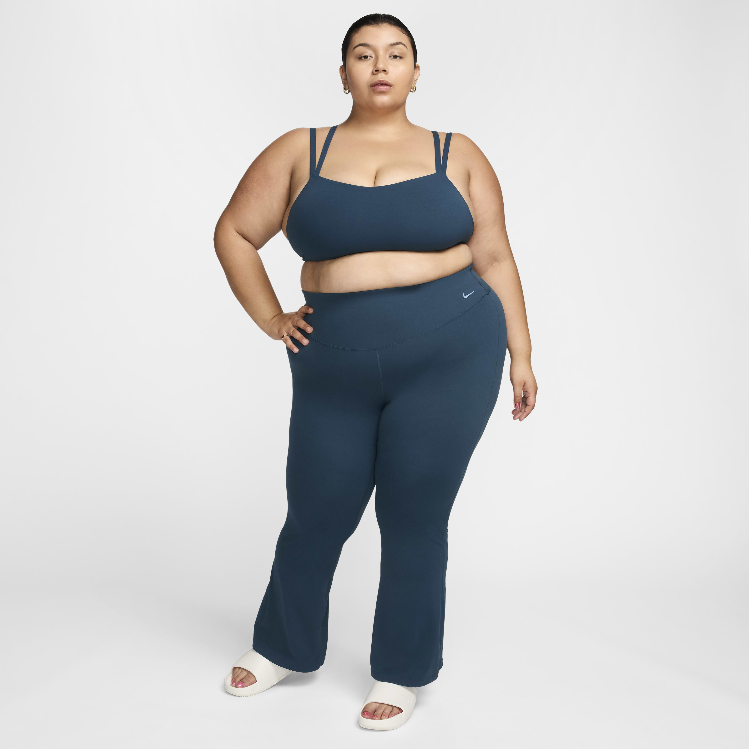 Nike Zenvy Women's High-Waisted Flared Leggings (Plus Size)