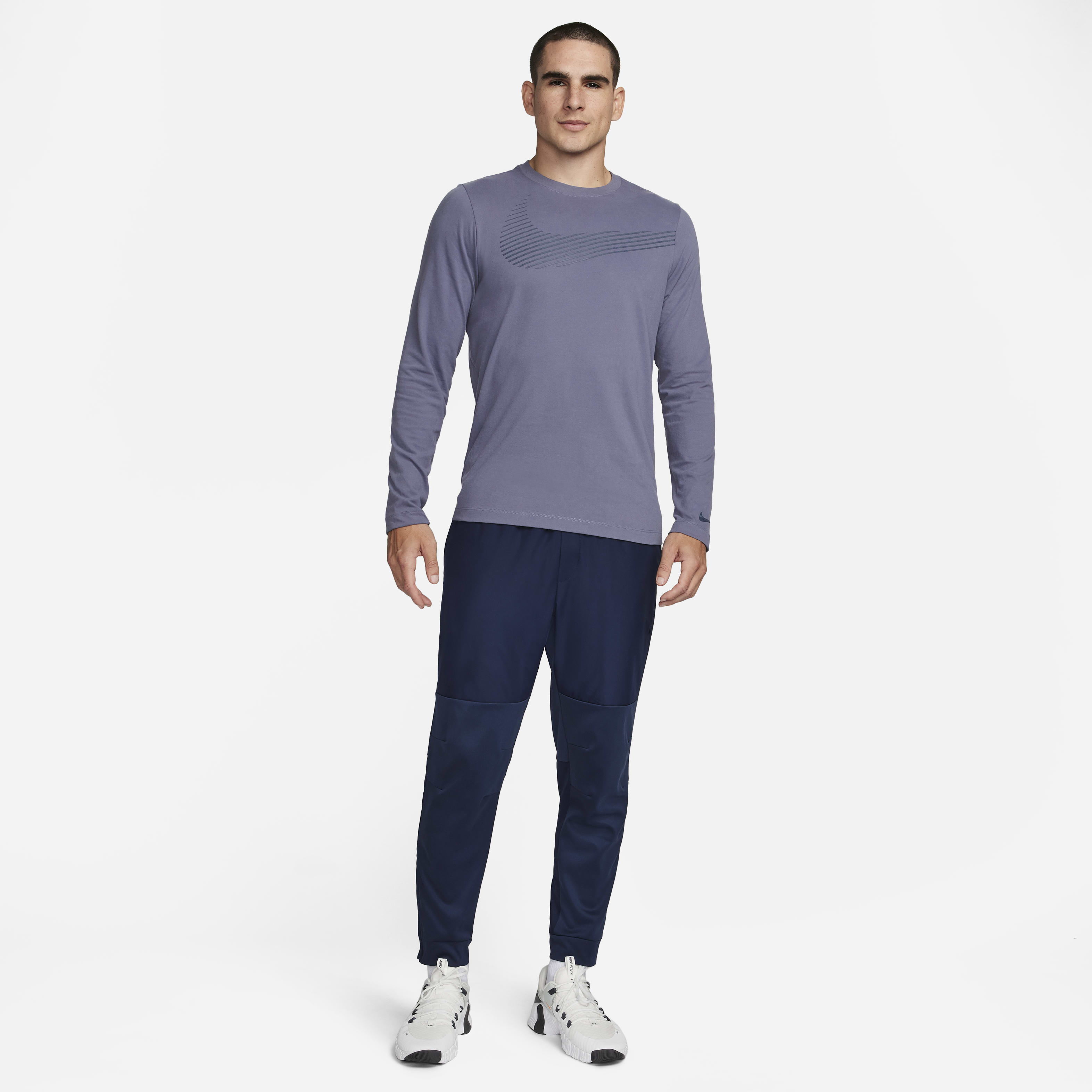 Nike Men's Dri-FIT Long-Sleeve Fitness T-Shirt