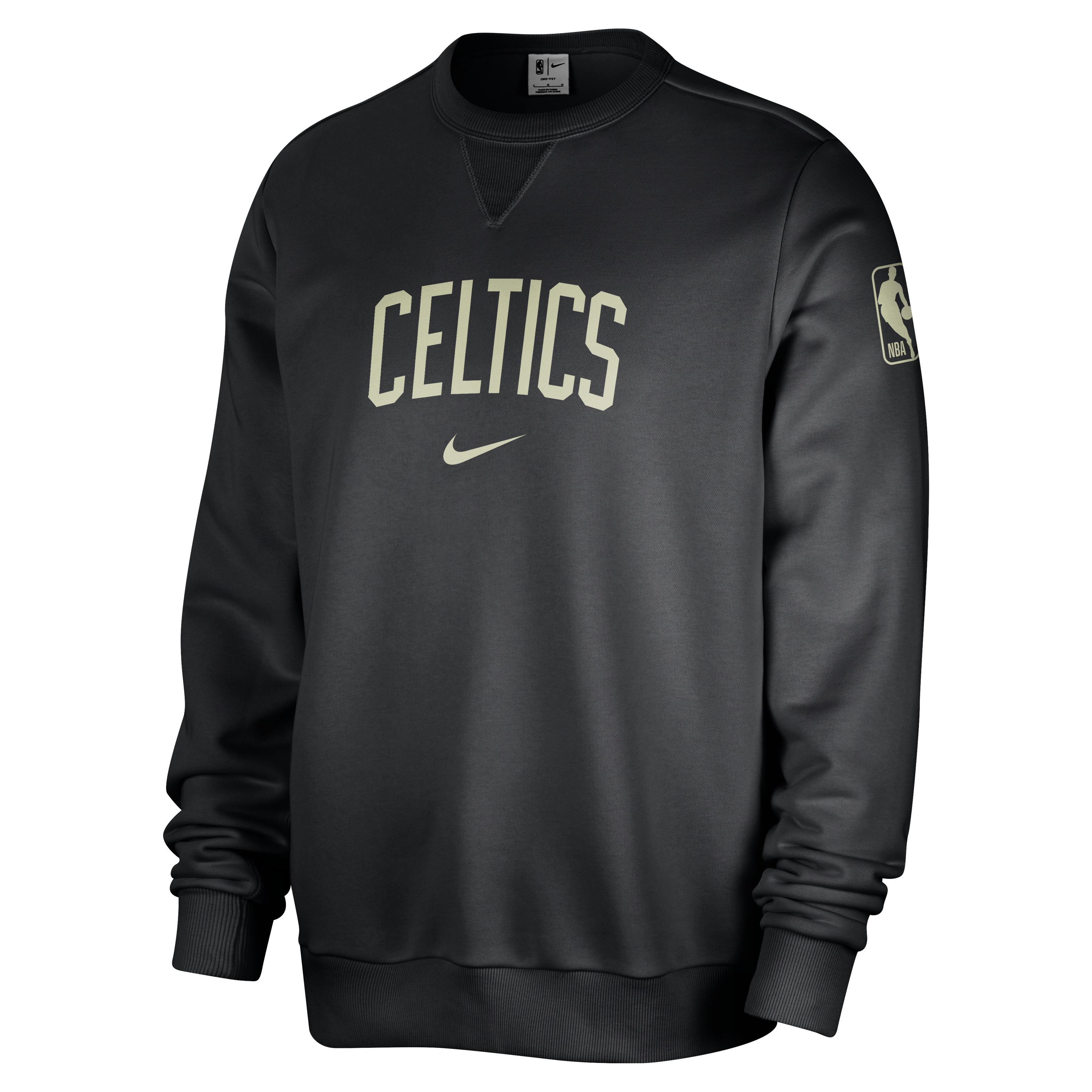 Boston Celtics Standard Issue Men's Nike Dri-FIT NBA Crew-Neck Sweatshirt