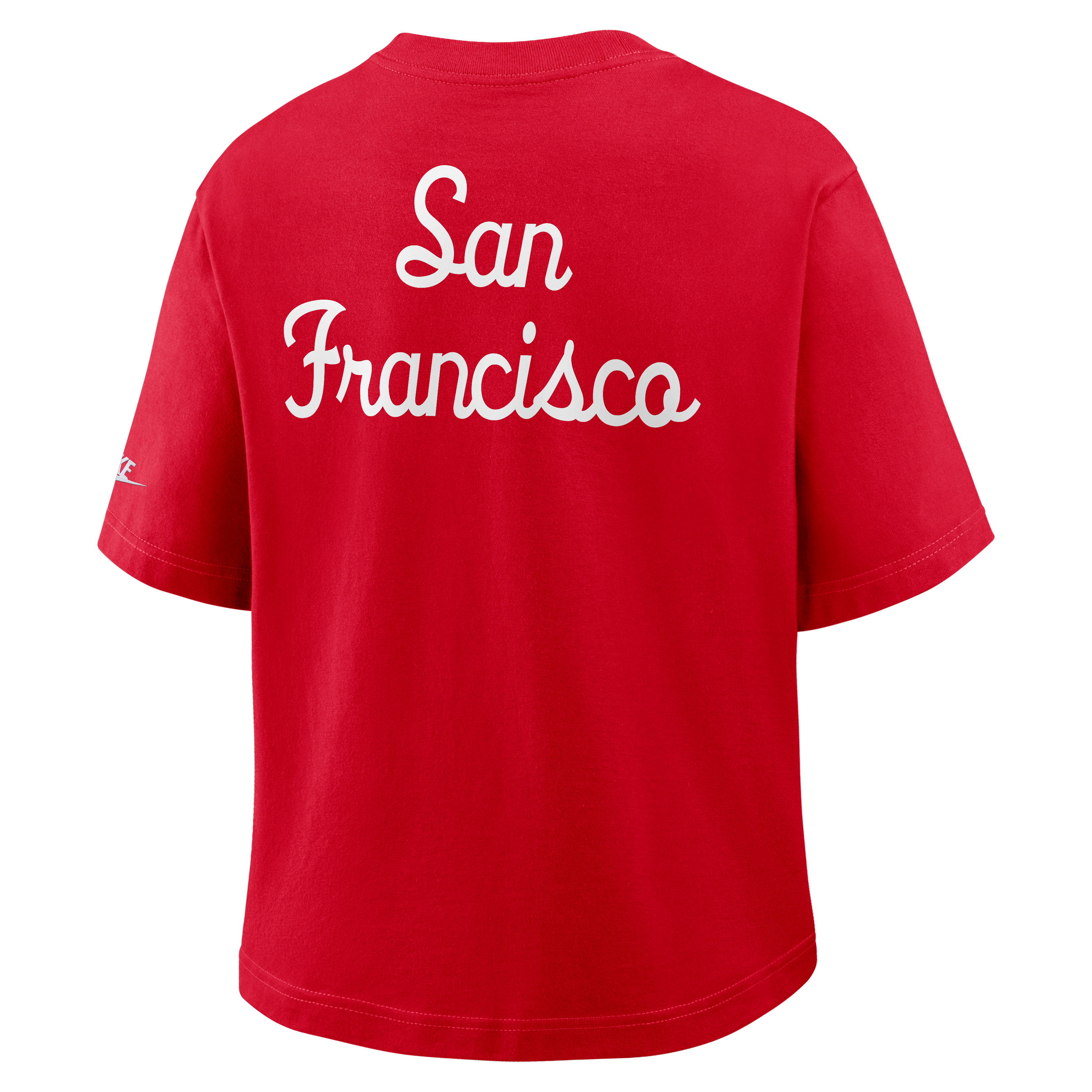 San Francisco 49ers Rewind Pocket Boxy Women's Nike NFL T-Shirt