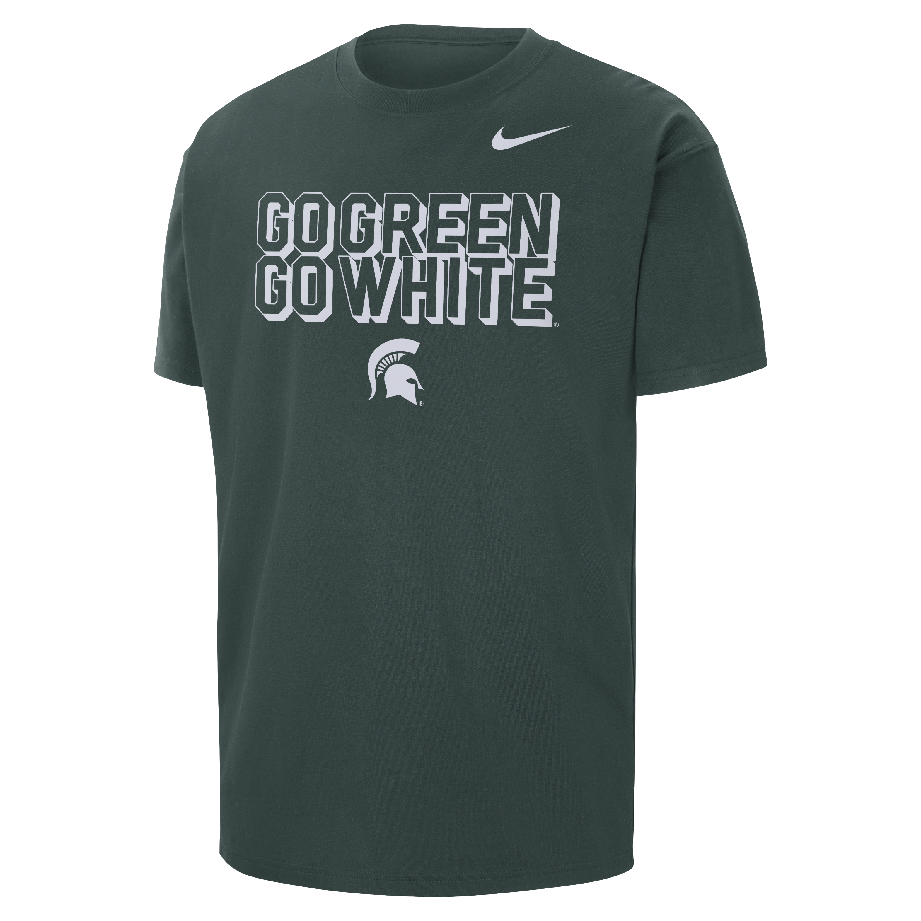 Michigan State Men's Nike College Max90 Crew-Neck T-Shirt