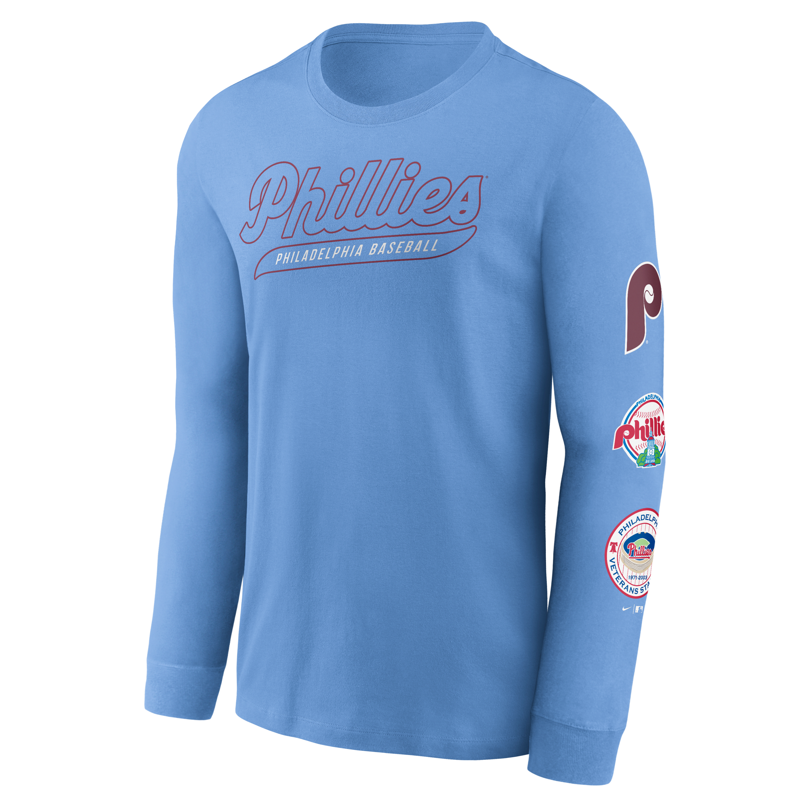 Philadelphia Phillies Cooperstown Knockout Men's Nike MLB Long-Sleeve T-Shirt