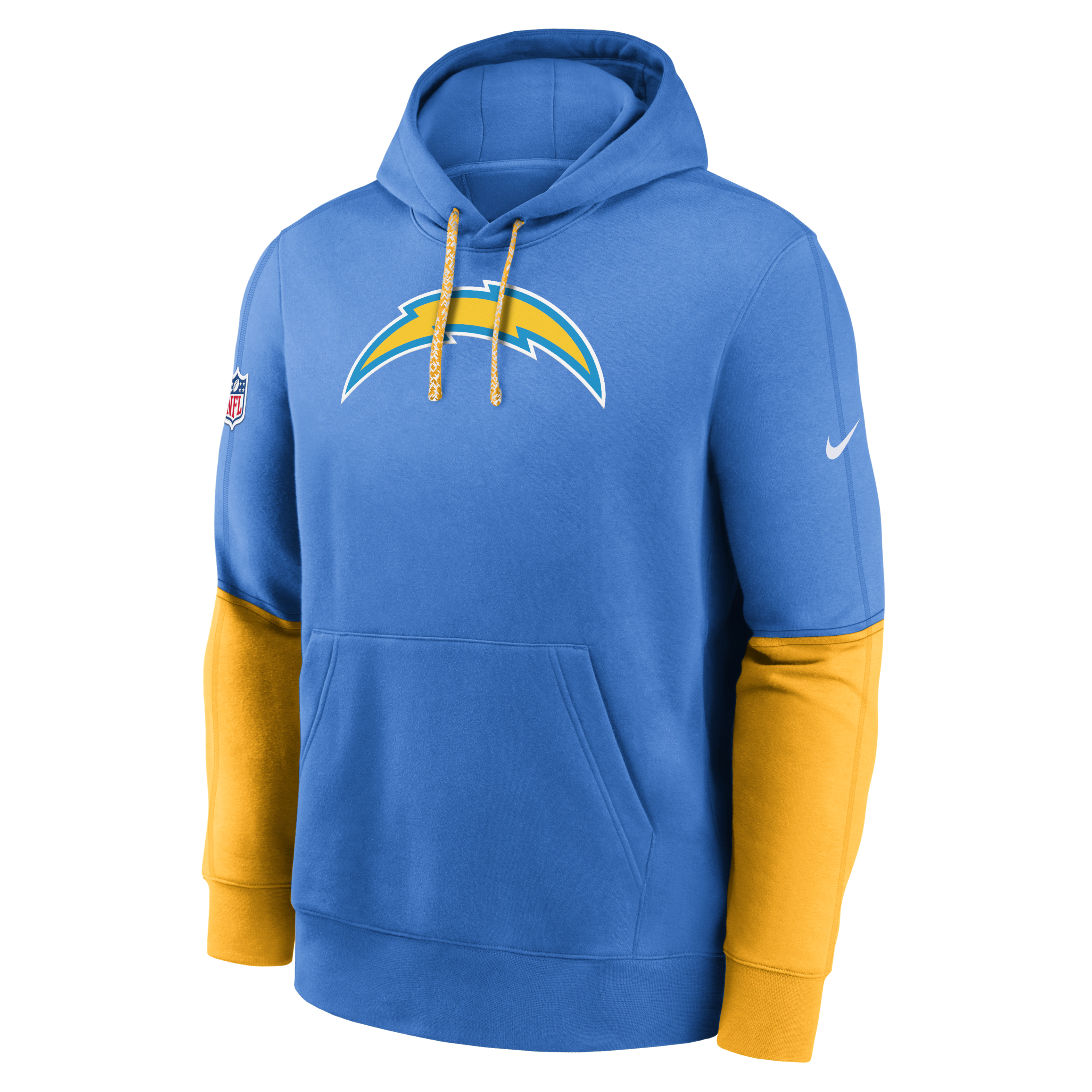 Los Angeles Chargers Sideline Team Issue Club Men's Nike NFL Pullover Hoodie