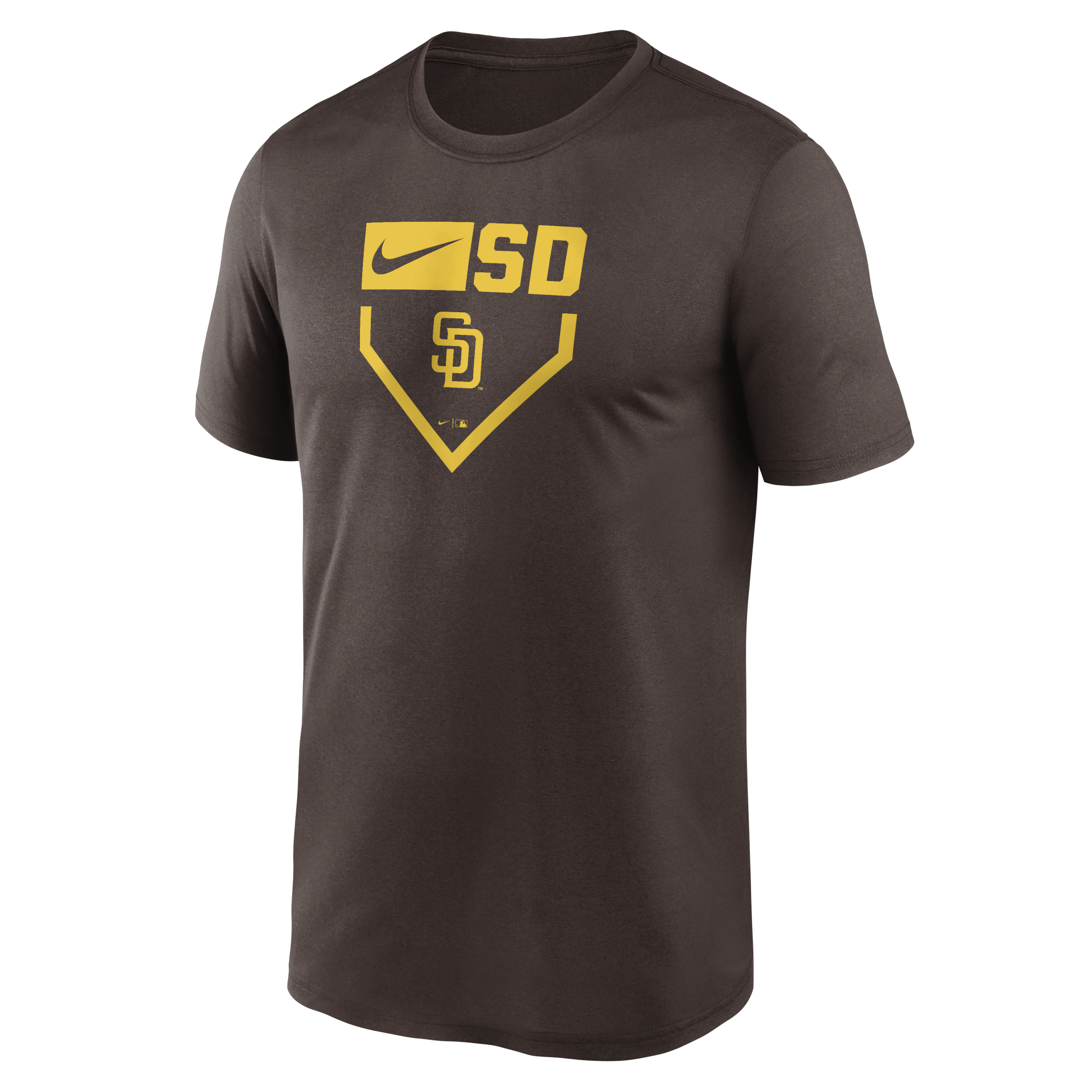 San Diego Padres Home Plate Icon Legend Men's Nike Dri-FIT MLB T-Shirt